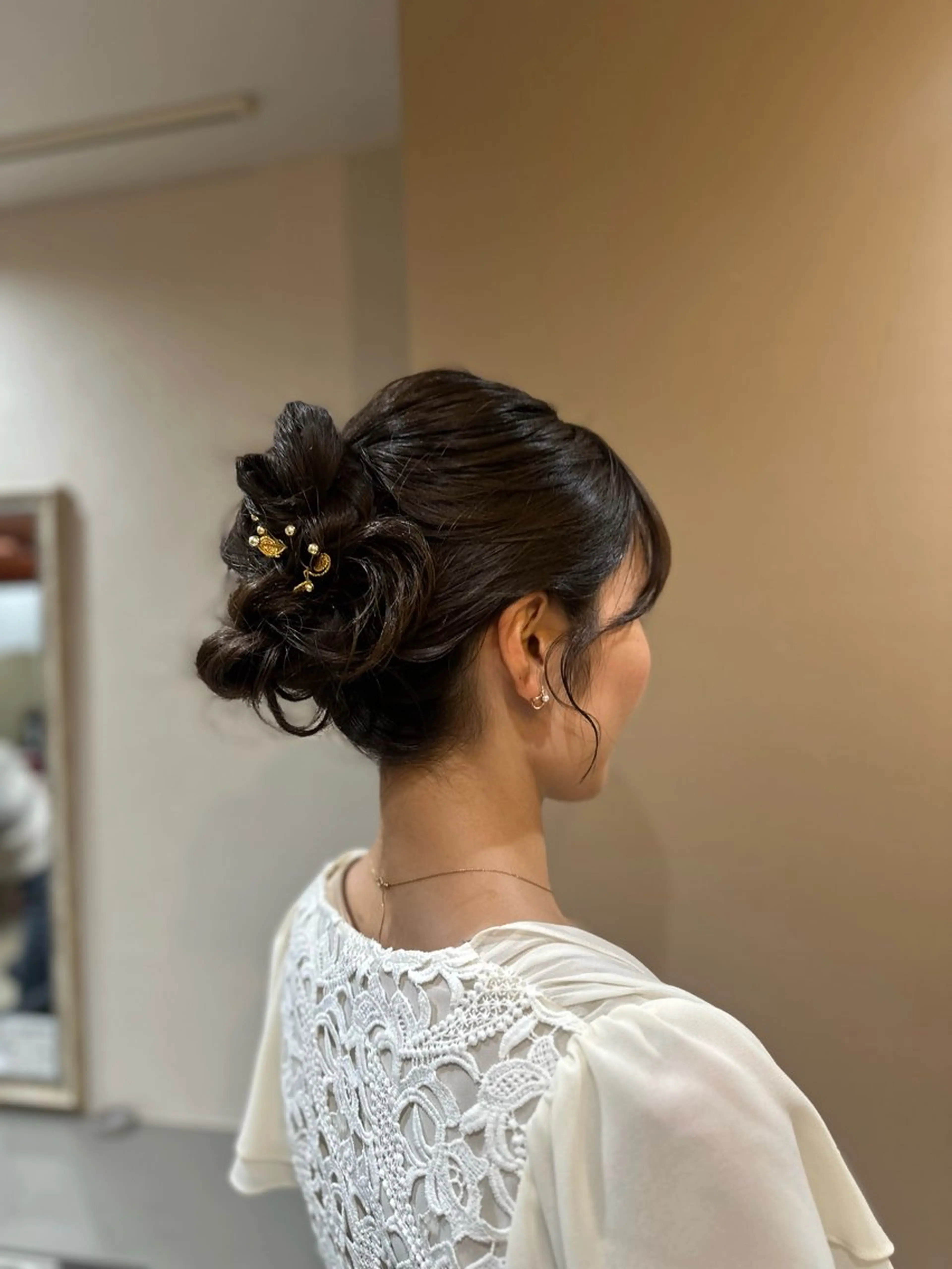 ロング ヘアセット Ran /レイヤー /ベージュ/髪質改善のヘアスタイル
