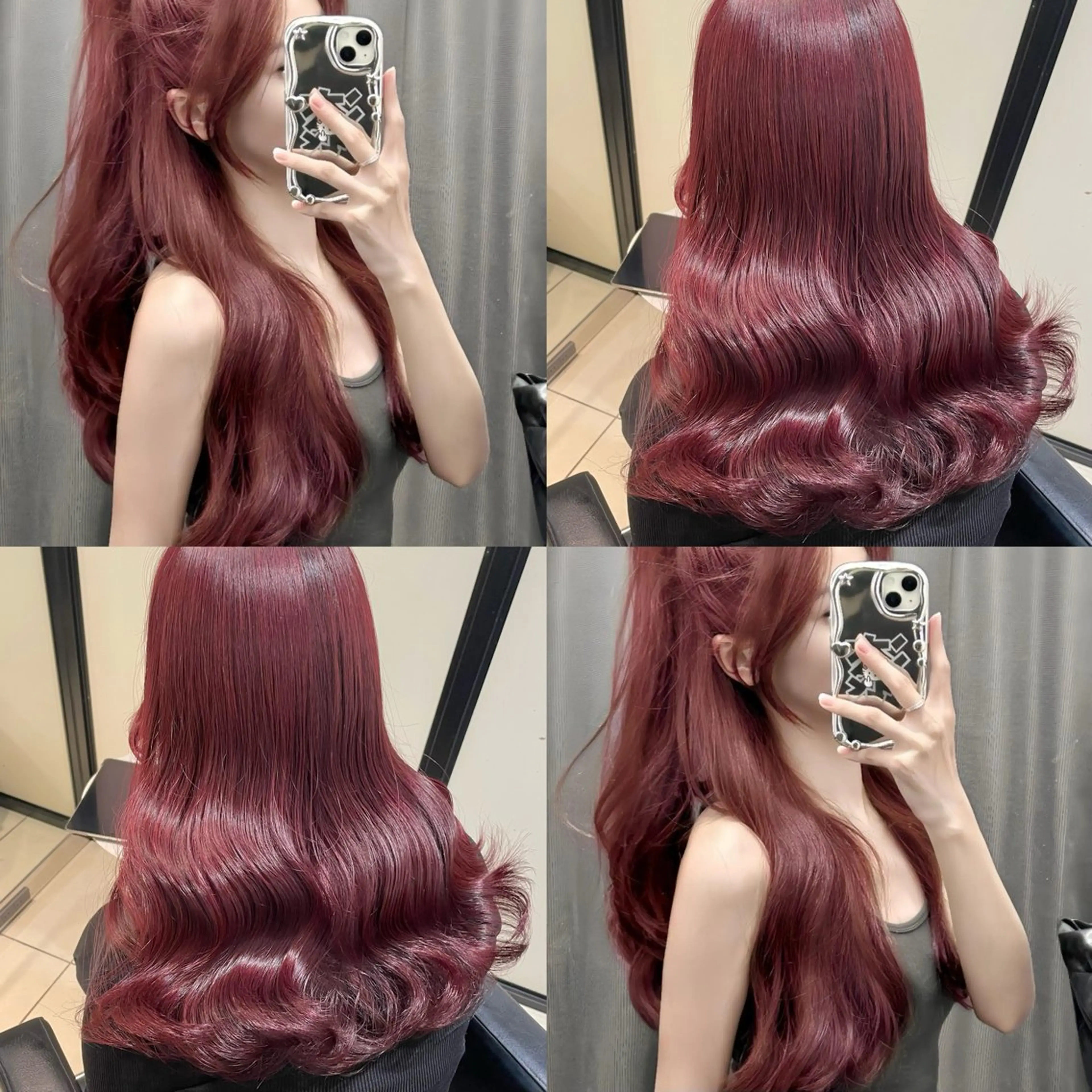 ロング カラー カット ヘアカラー トリートメント kana ブリーチなしカラー✨のヘアスタイル