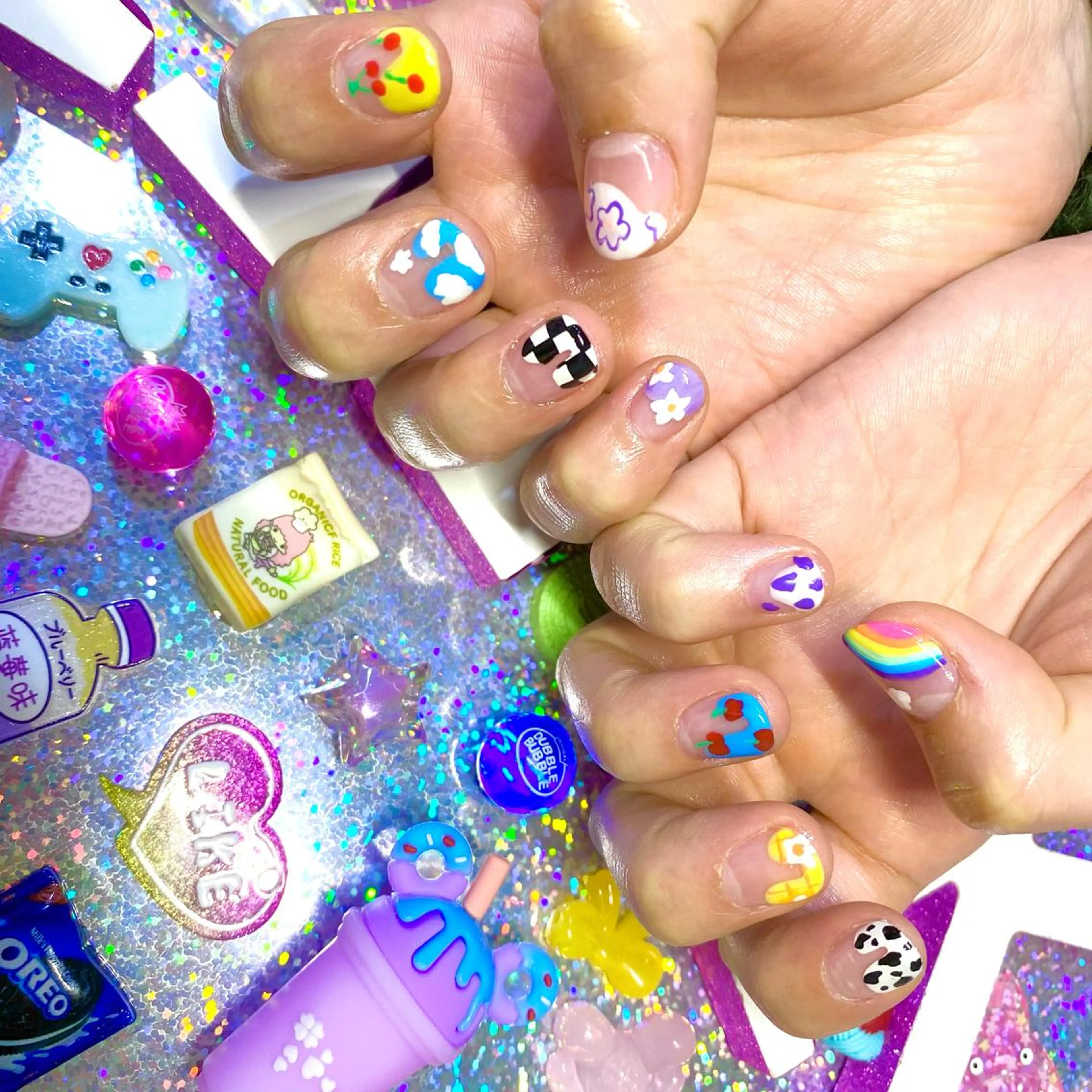 ネイル アートネイル クリアネイル ジェルネイル ニュアンスネイル オフィスネイル 8appy YUKITIN.Bのネイルデザイン