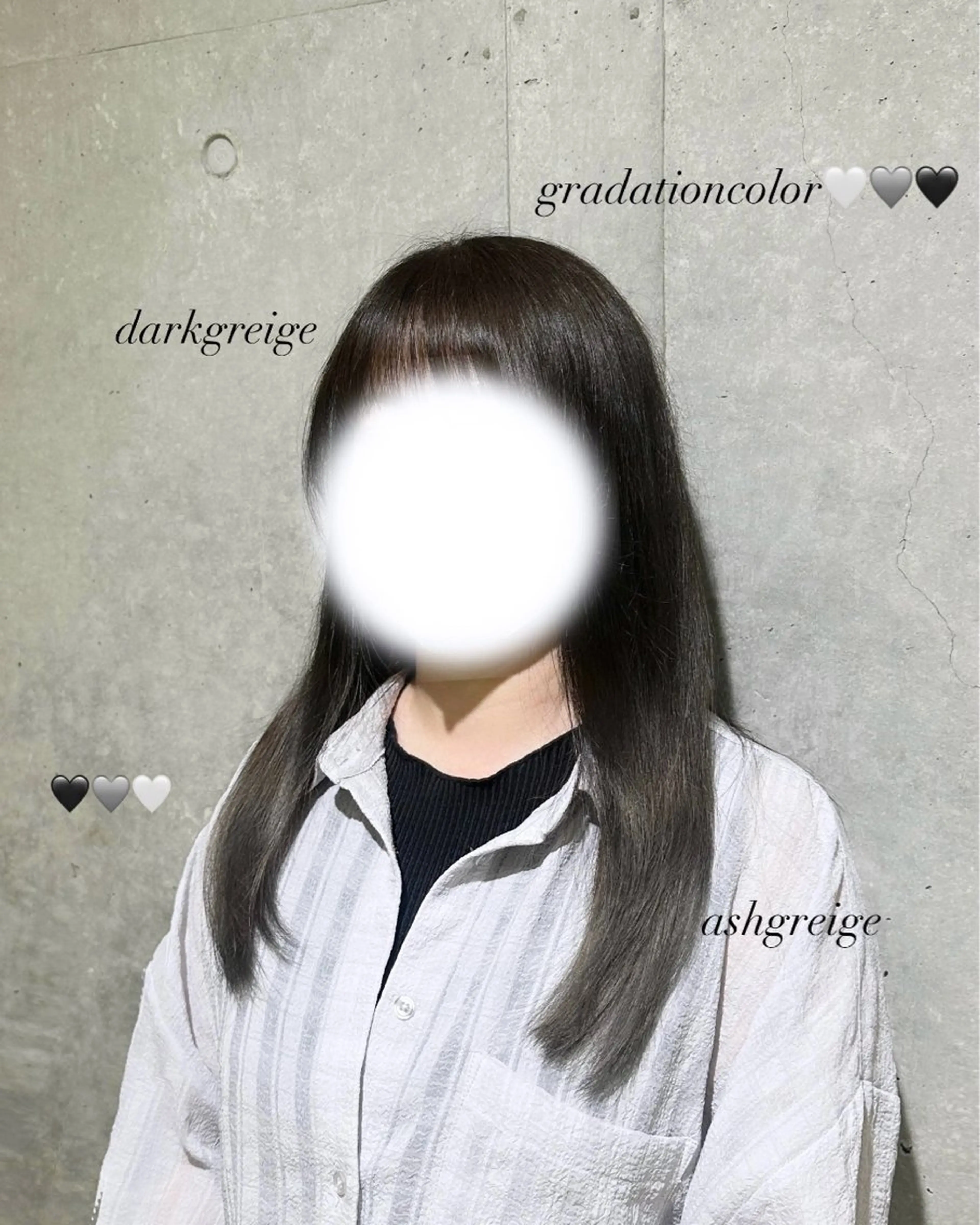 カラー グラデーションカラー ヘアカラー 🎀韓国・ガーリー 🎀ルカ🩰🤍のヘアスタイル