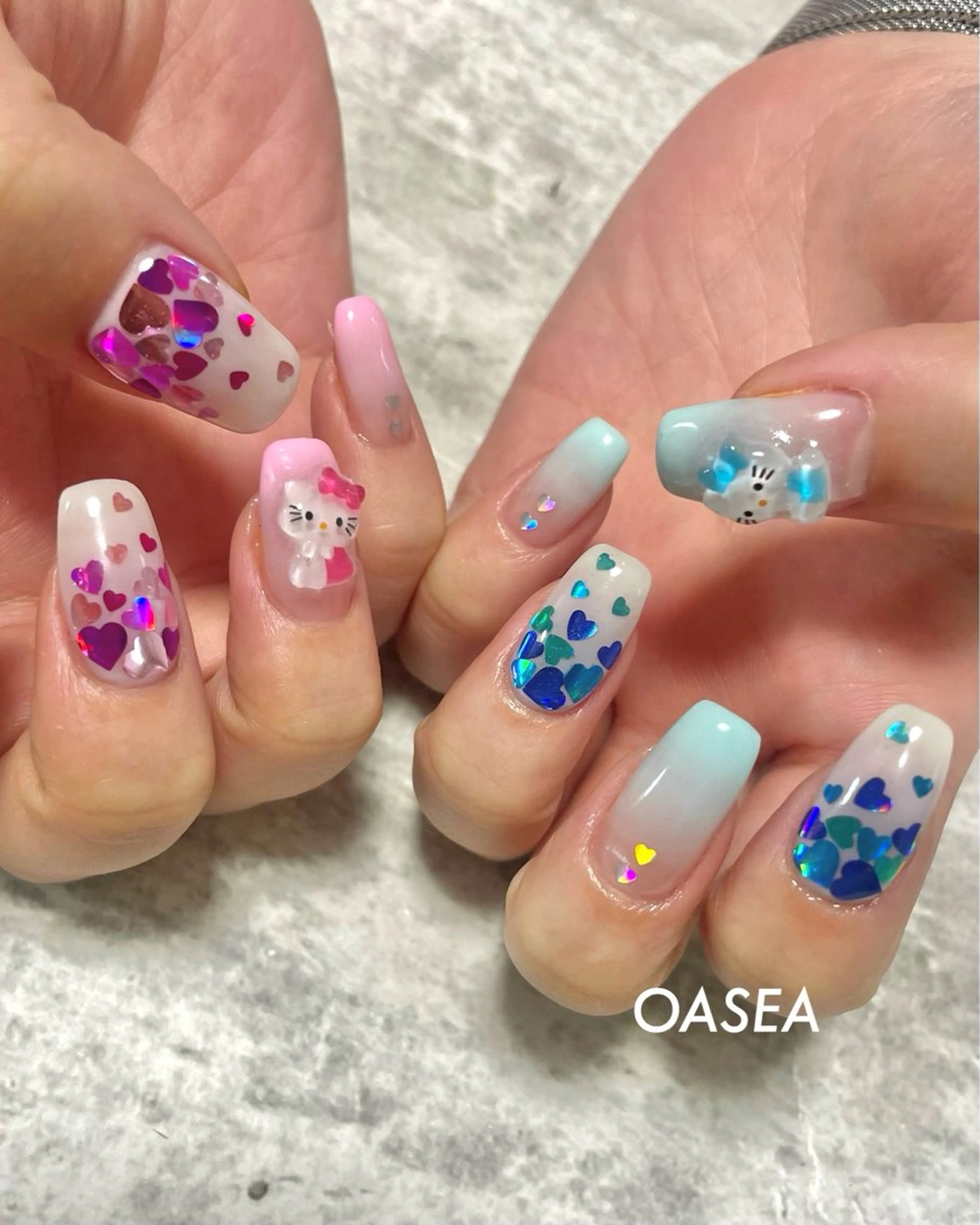 ネイル ハンドネイル 🌞💜 KAORI 🌴のネイルデザイン