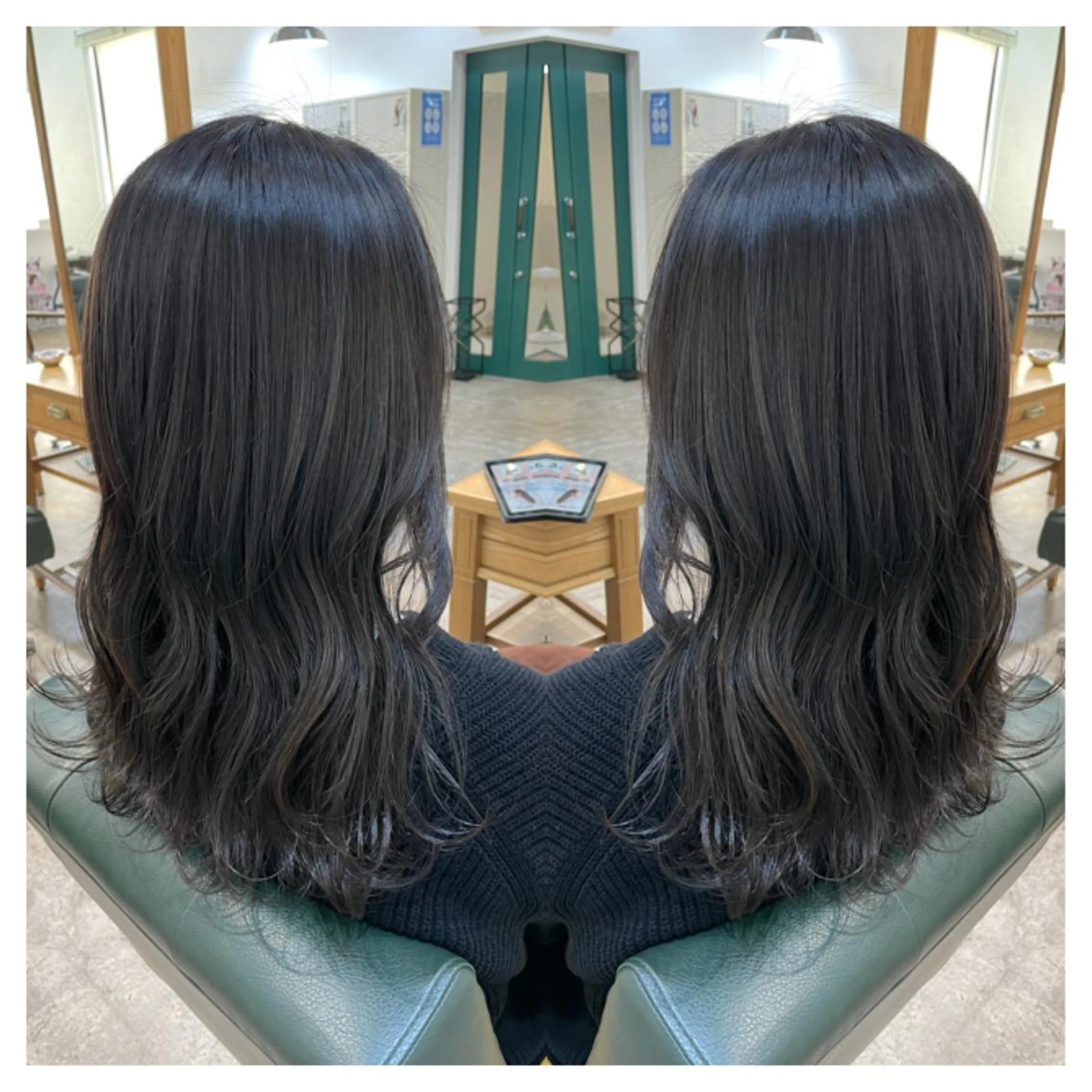 ロング カラー カット ヘアカラー トリートメント 村山 茉衣のヘアスタイル