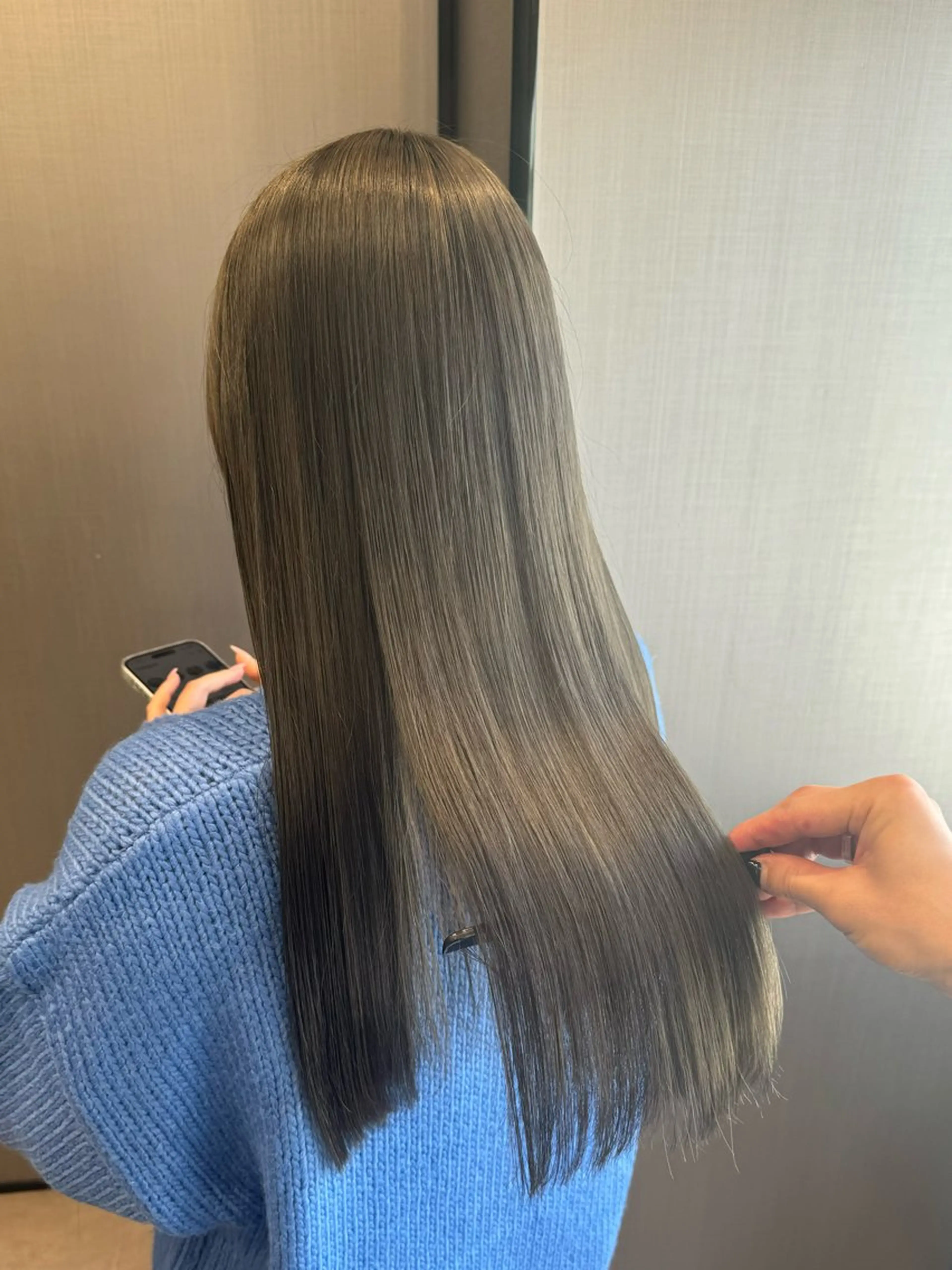 ロング ヘアカラー トリートメント HAIR 原宿所属・ボブ/ 川田大輝のヘアスタイル