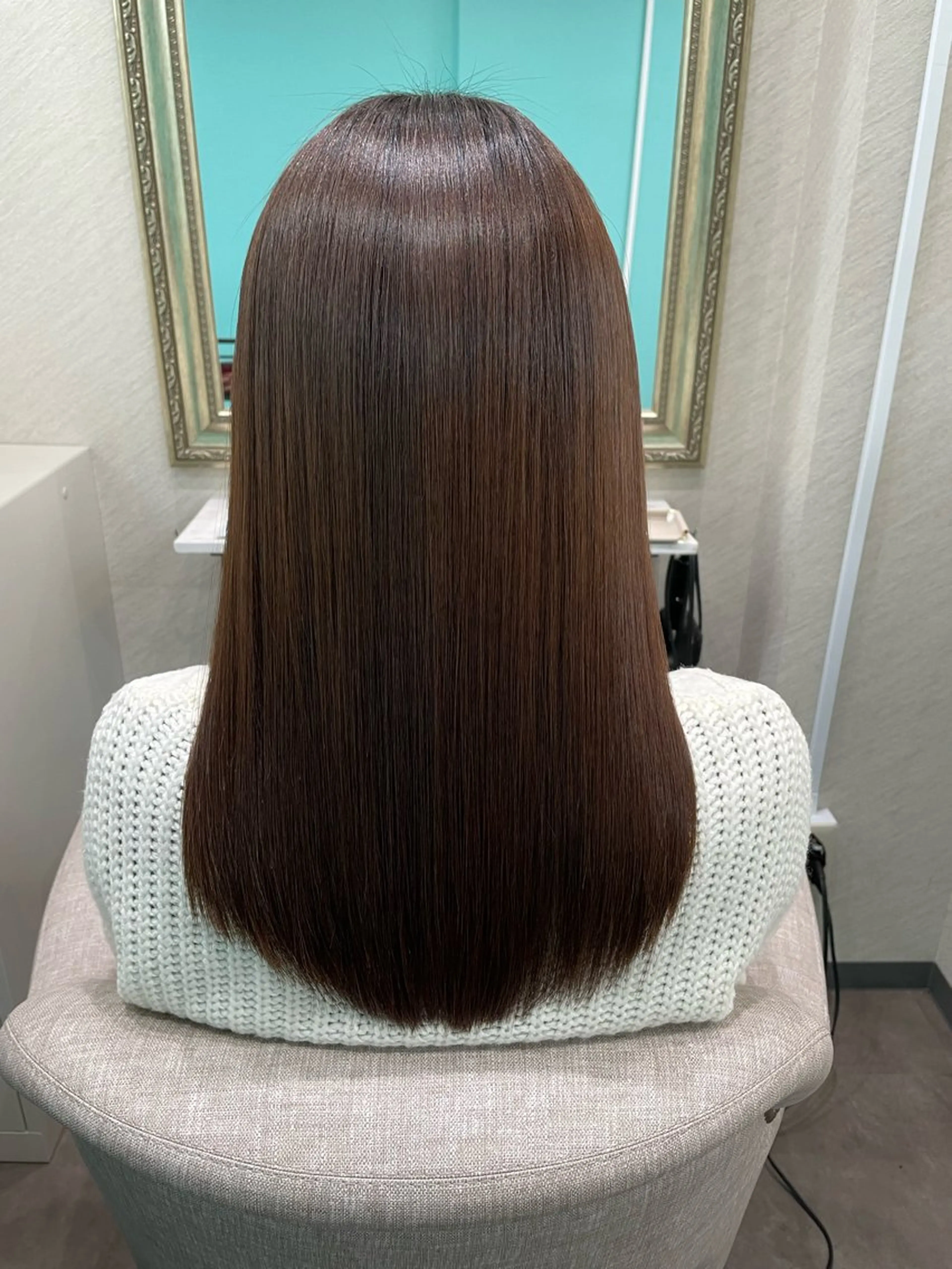 ロング アンナ 髪質改善/縮毛矯正のヘアスタイル