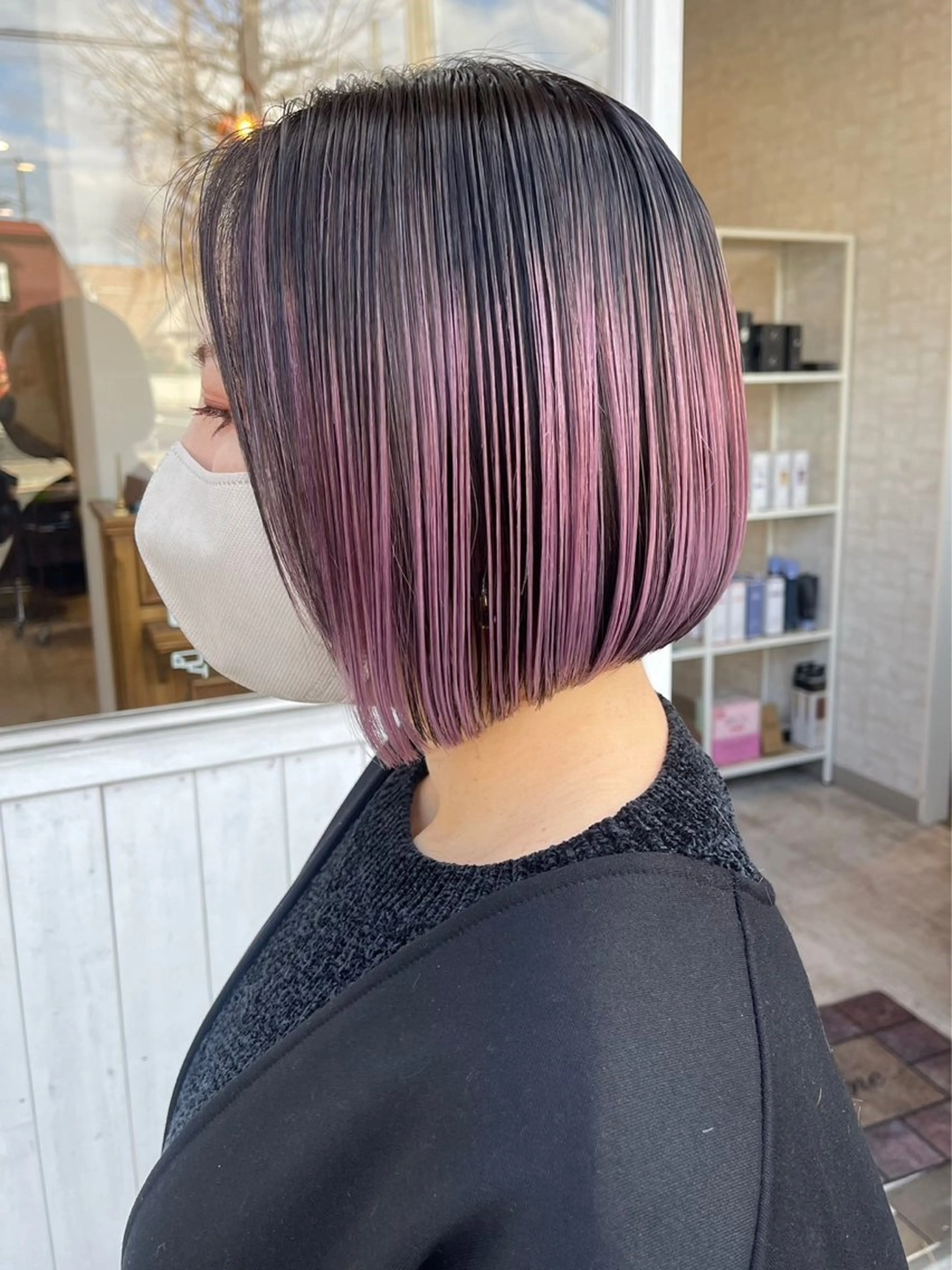 ミディアム カット ヘアカラー トリートメント 🍭透明感カラー 志賀拓海🍬🌈のヘアスタイル