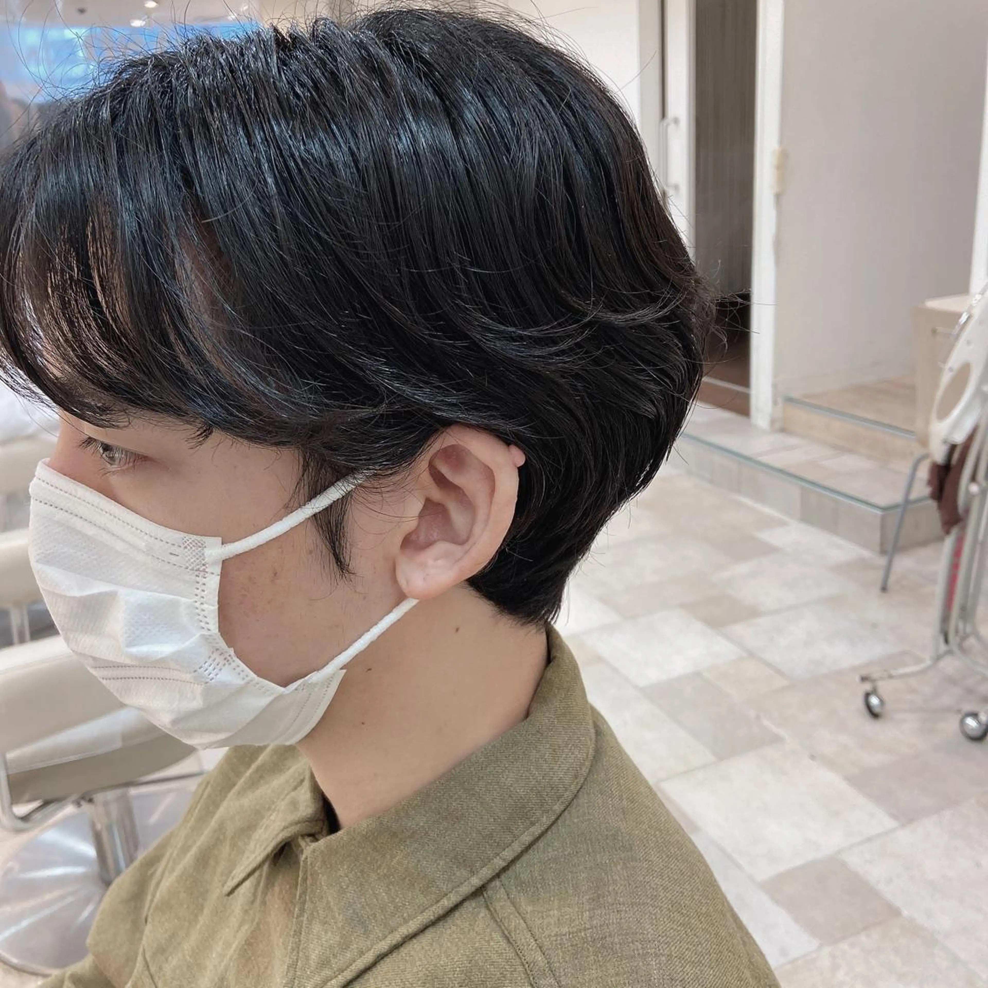 ショート パーマ メンズ カット Mirai 🧸のヘアスタイル
