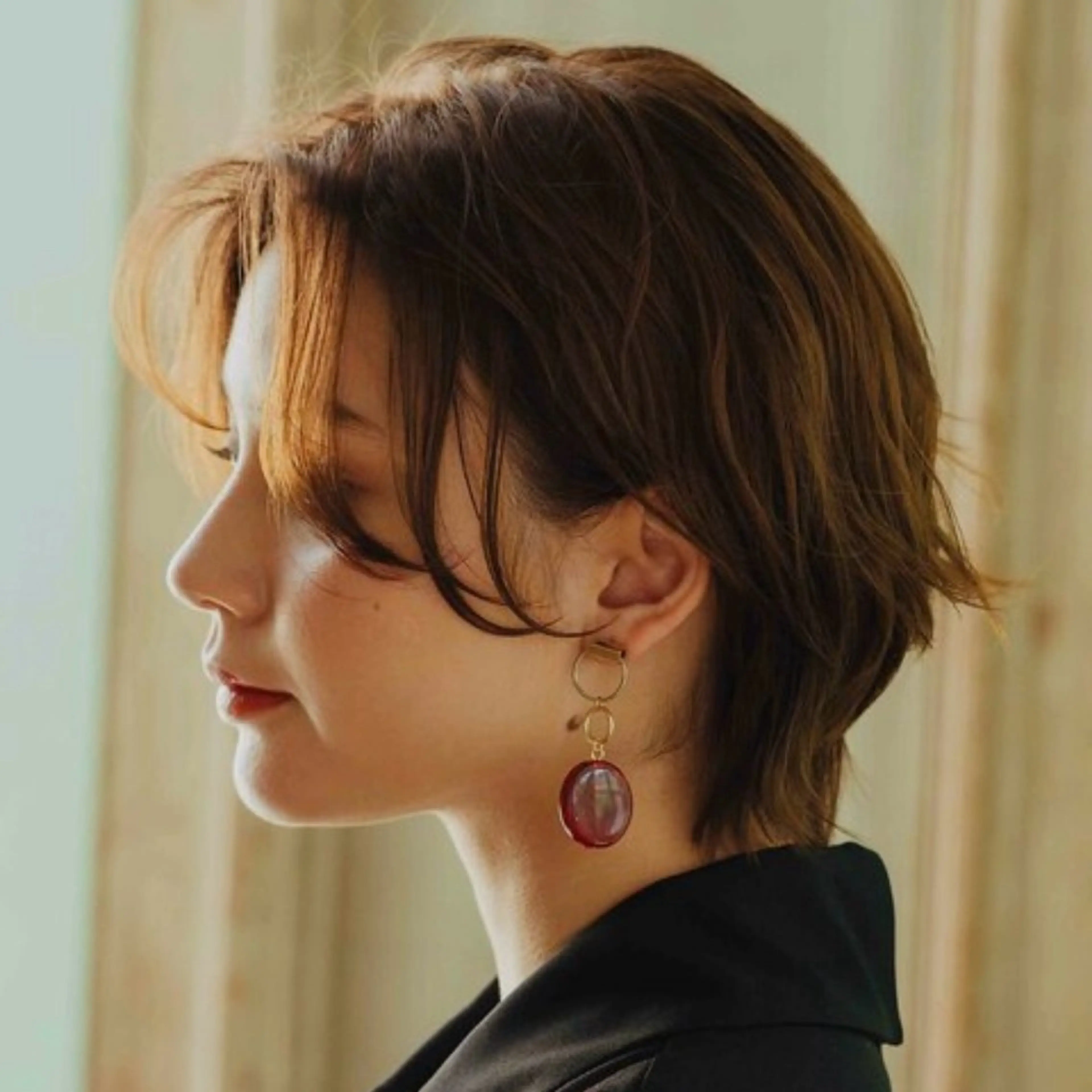 ショート カラー 似合わせショート/ ハイライト/我如古のヘアスタイル