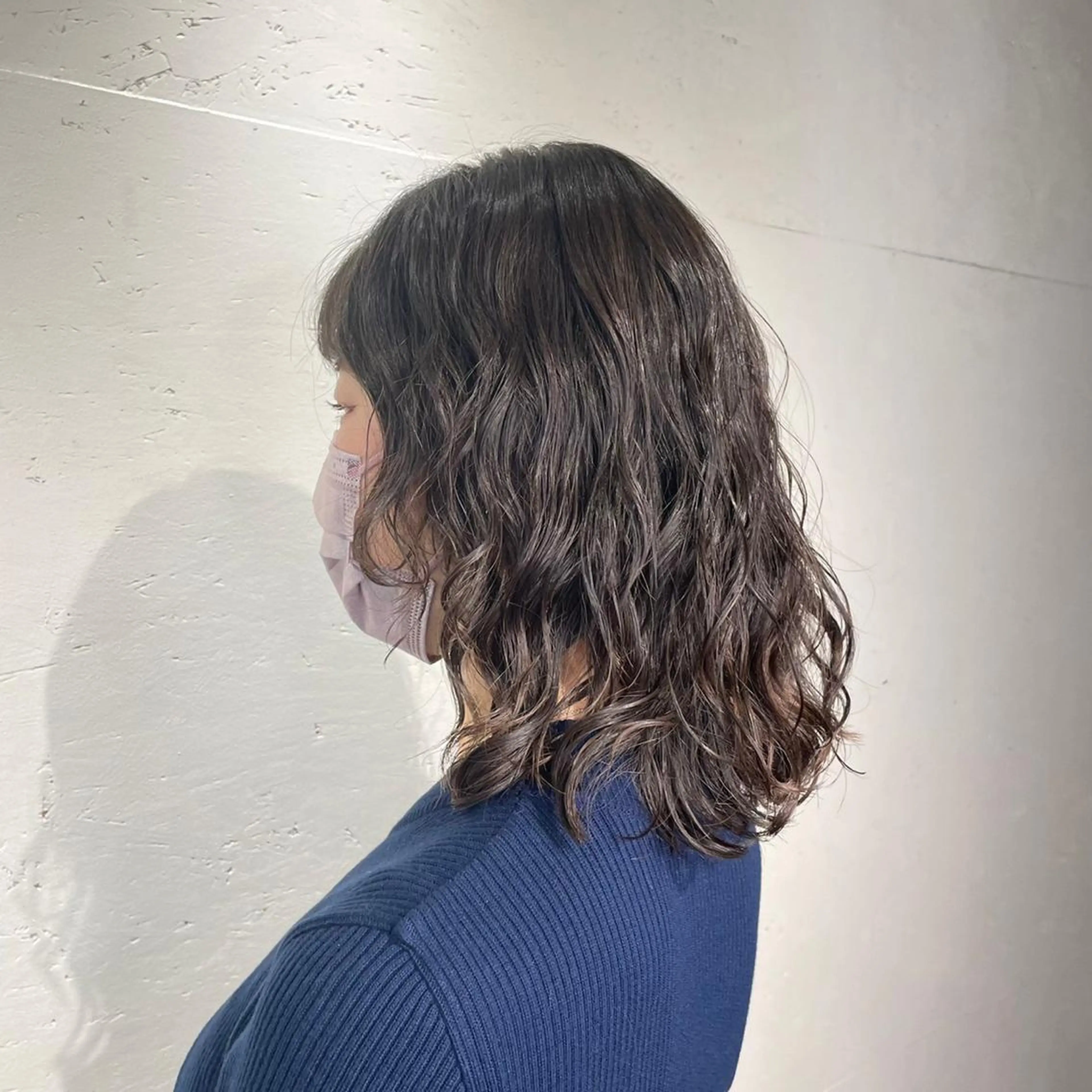 ミディアム パーマ ミディアムパーマ カット パーマ mulum所属・ボブパーマ/ ウルフパーマ原科🪴のヘアスタイル