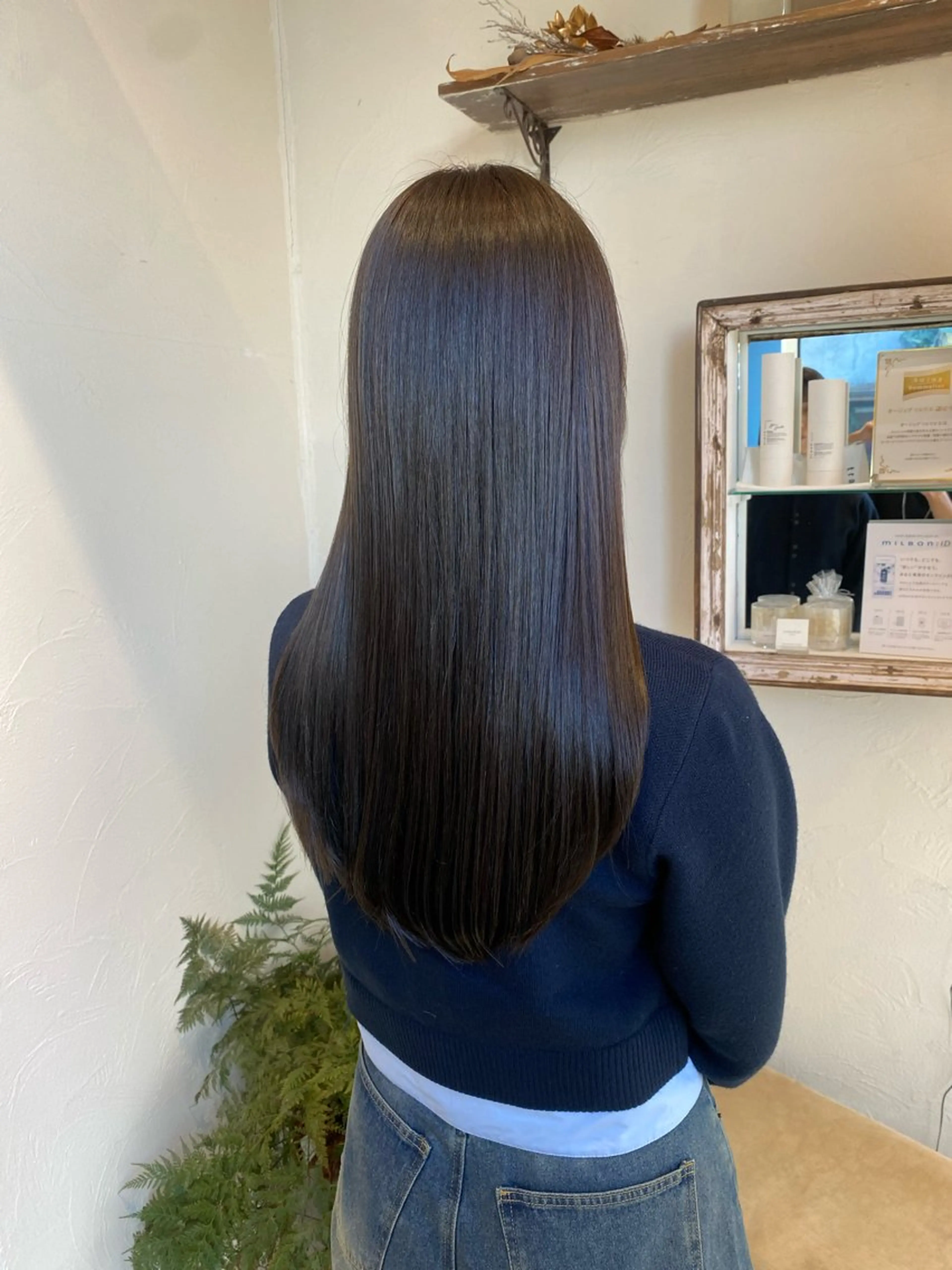 ロング カット 縮毛矯正 トリートメント 艶髪/艶カラー/縮毛 / タキダのヘアスタイル