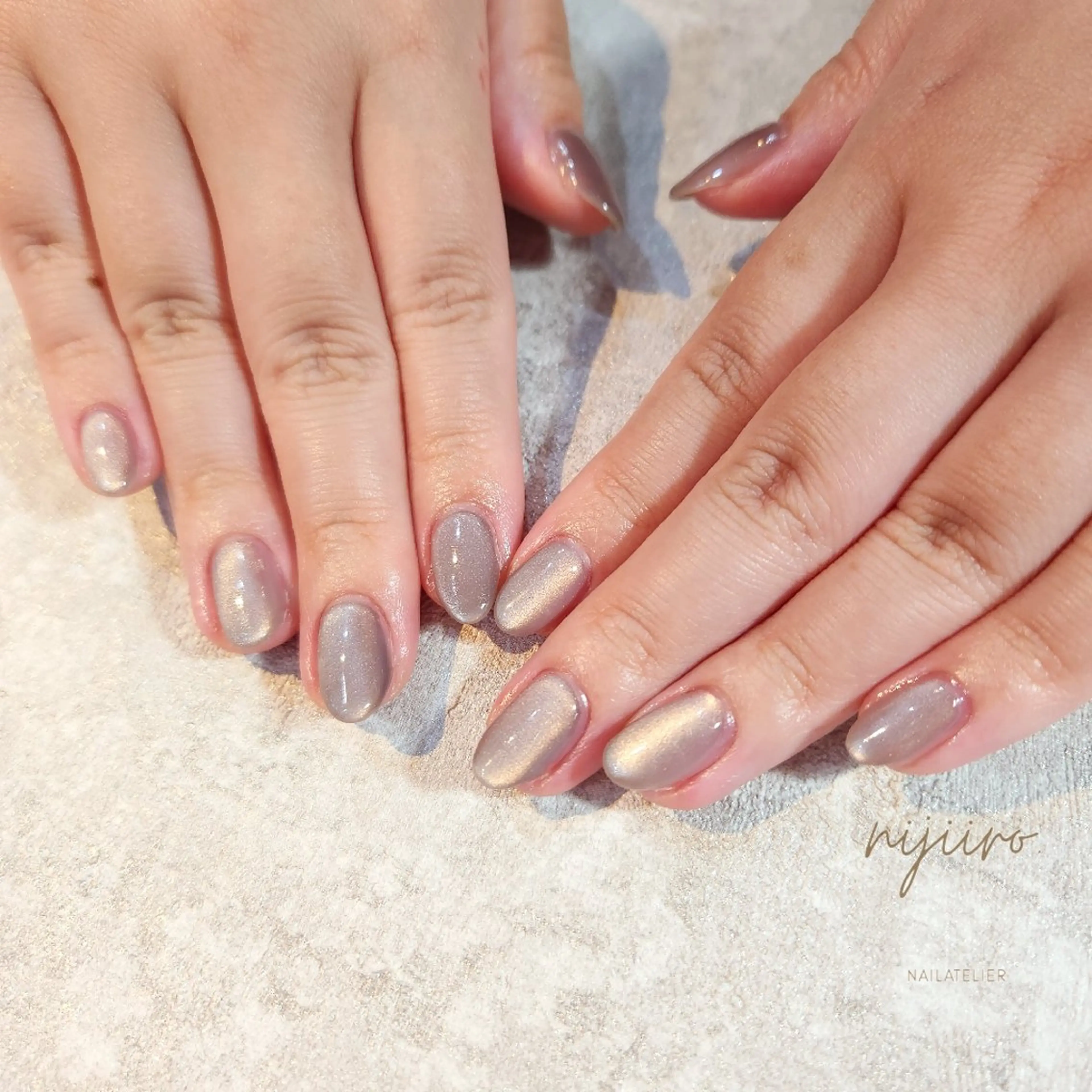 ネイル ハンドネイル nailatelier nijiiro.所属・nijiiro🌈 サトウのネイルデザイン