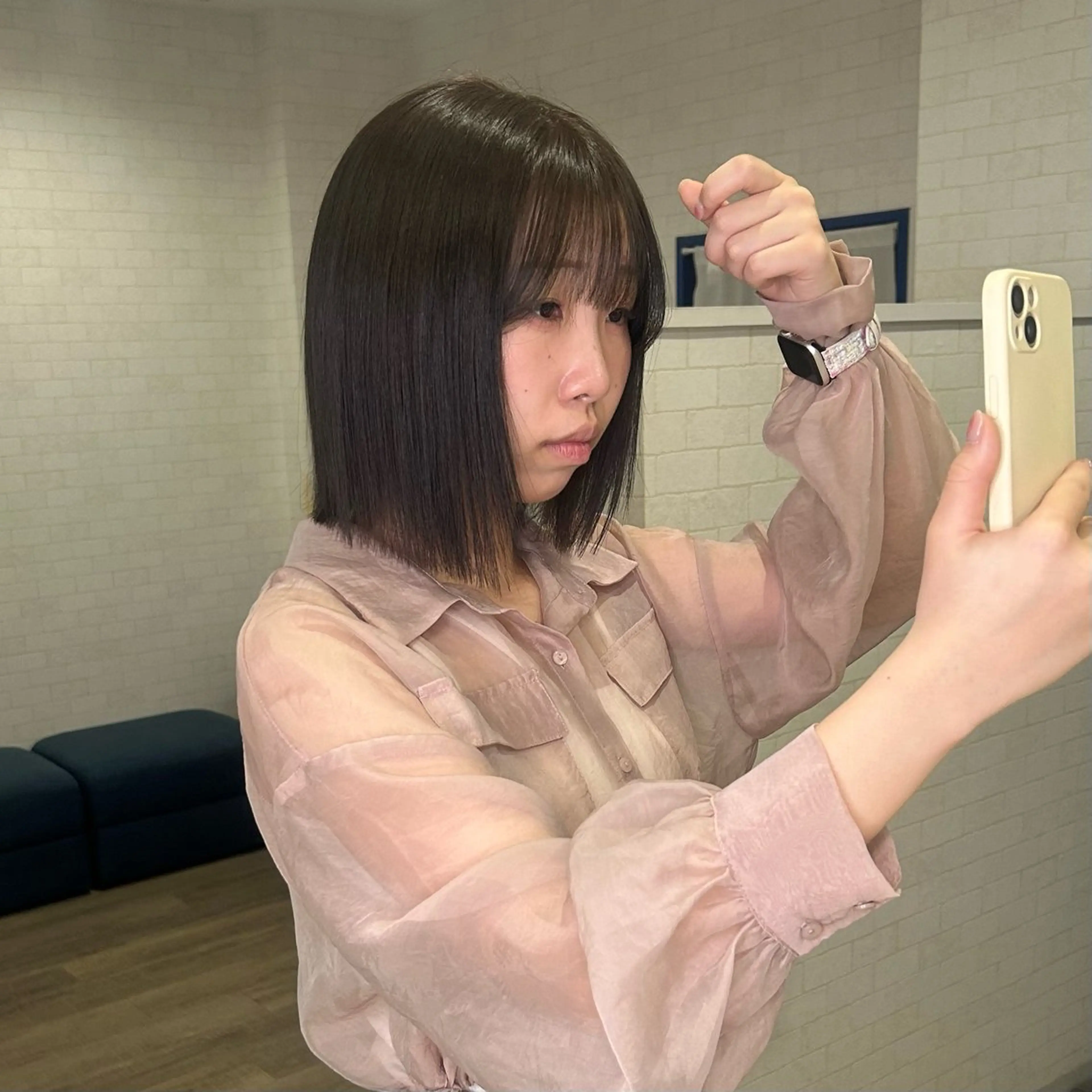 カラー 透明感カラー ヘアカラー CHEMIR所属・山川 由來のヘアスタイル