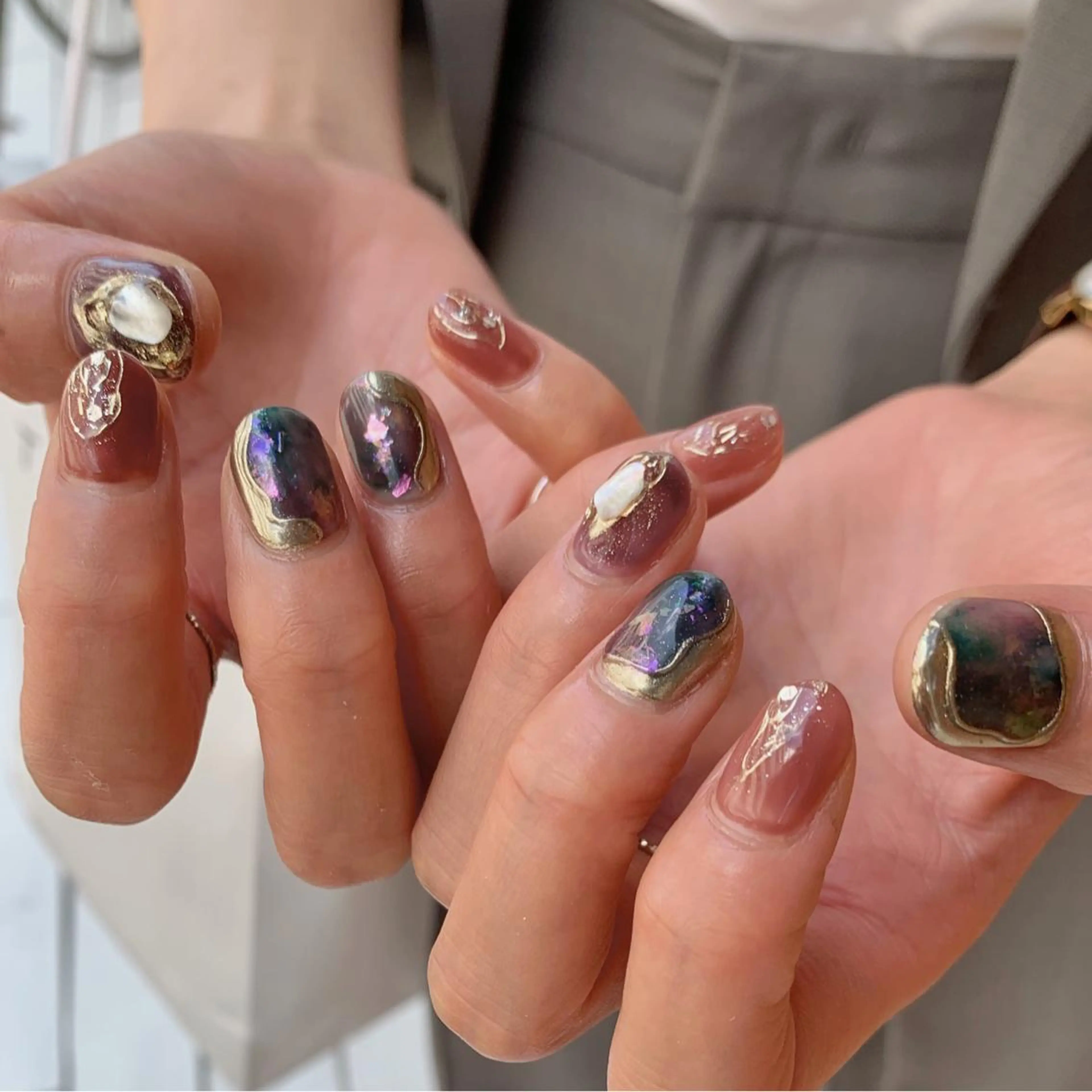 ネイル ハンドネイル 鈴木 まゆのネイルデザイン