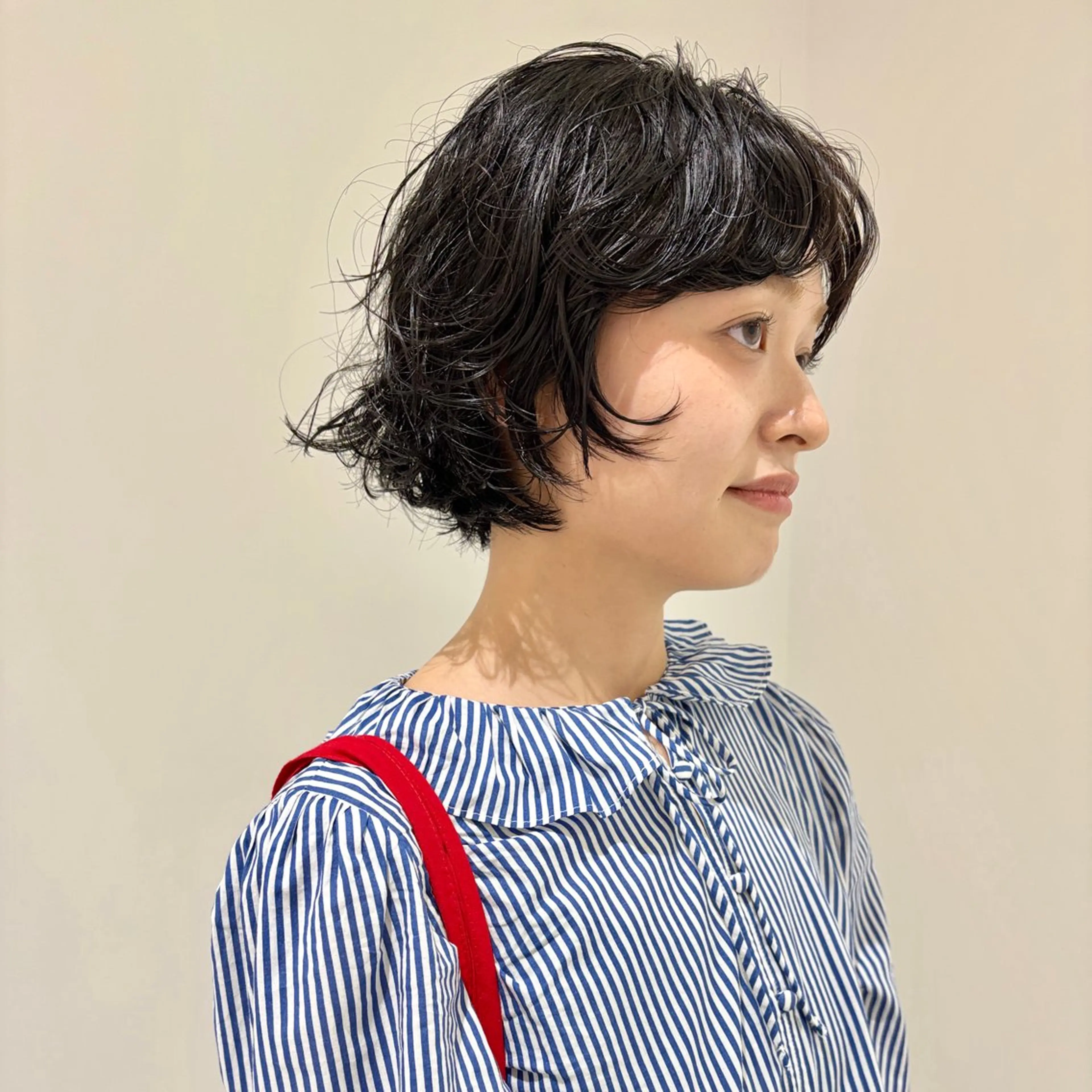 ショート パーマ ボブ ニュアンスパーマ カット パーマ ヘアセット 🌿ニュアンスパーマ /ショート淳平のヘアスタイル