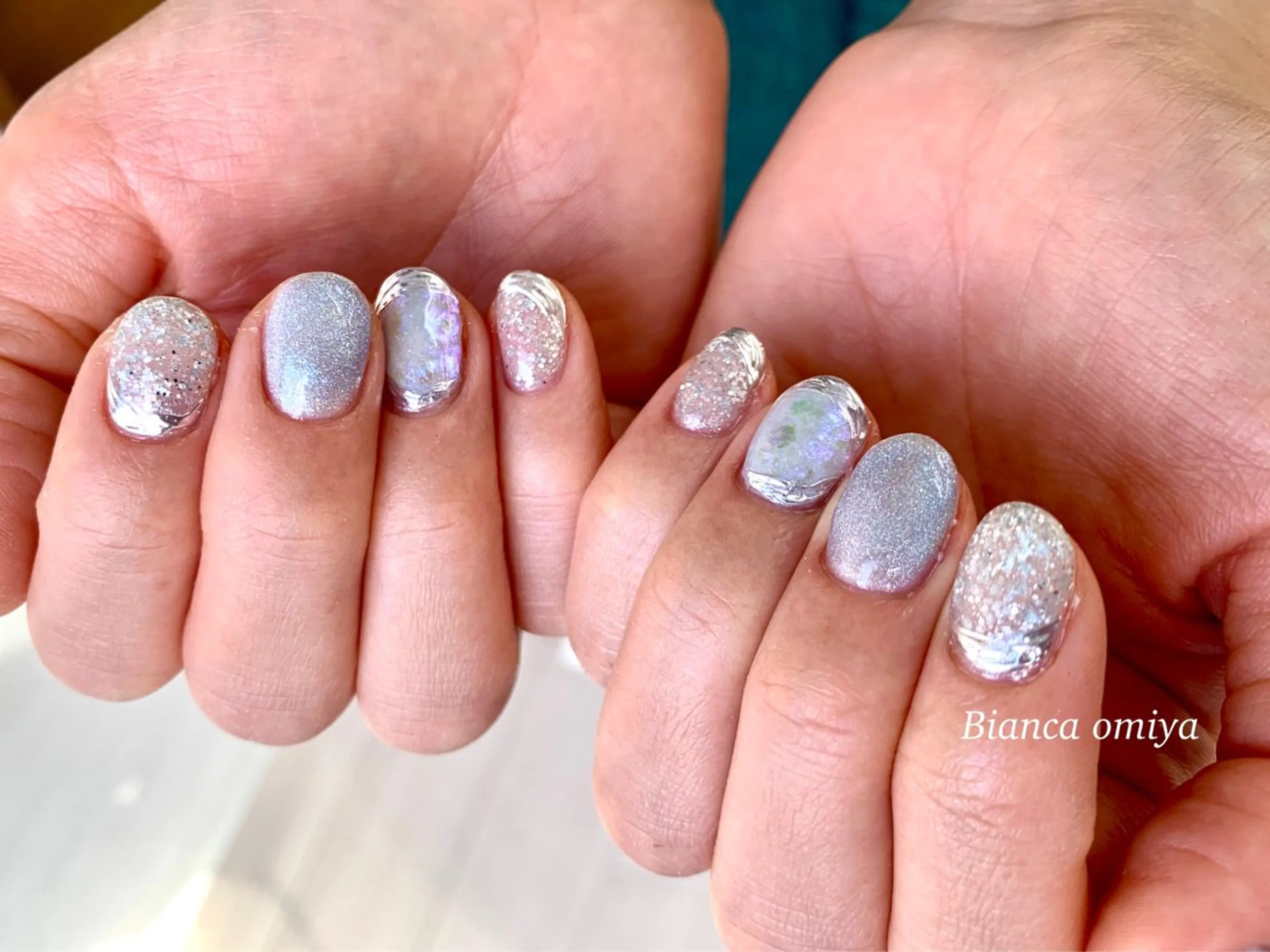 ネイル ハンドネイル Bianca🪽 katoのネイルデザイン