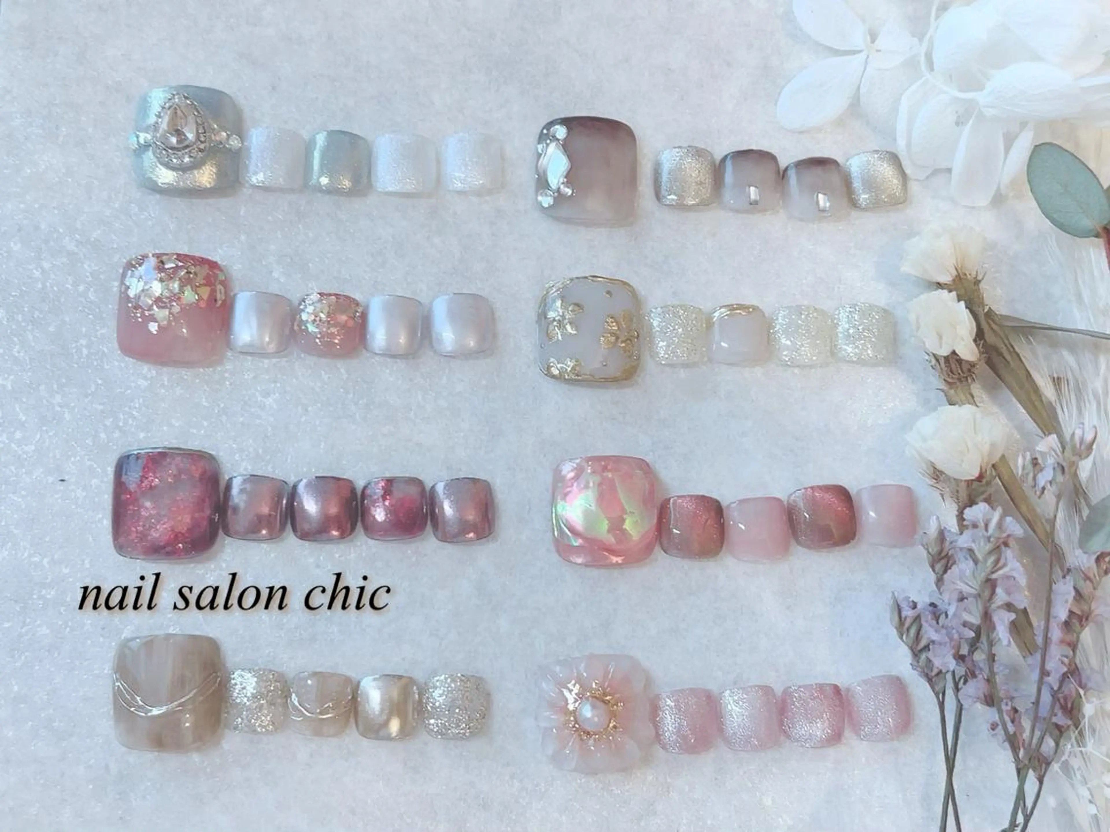 ネイル フットネイル nail salon chicのネイルデザイン