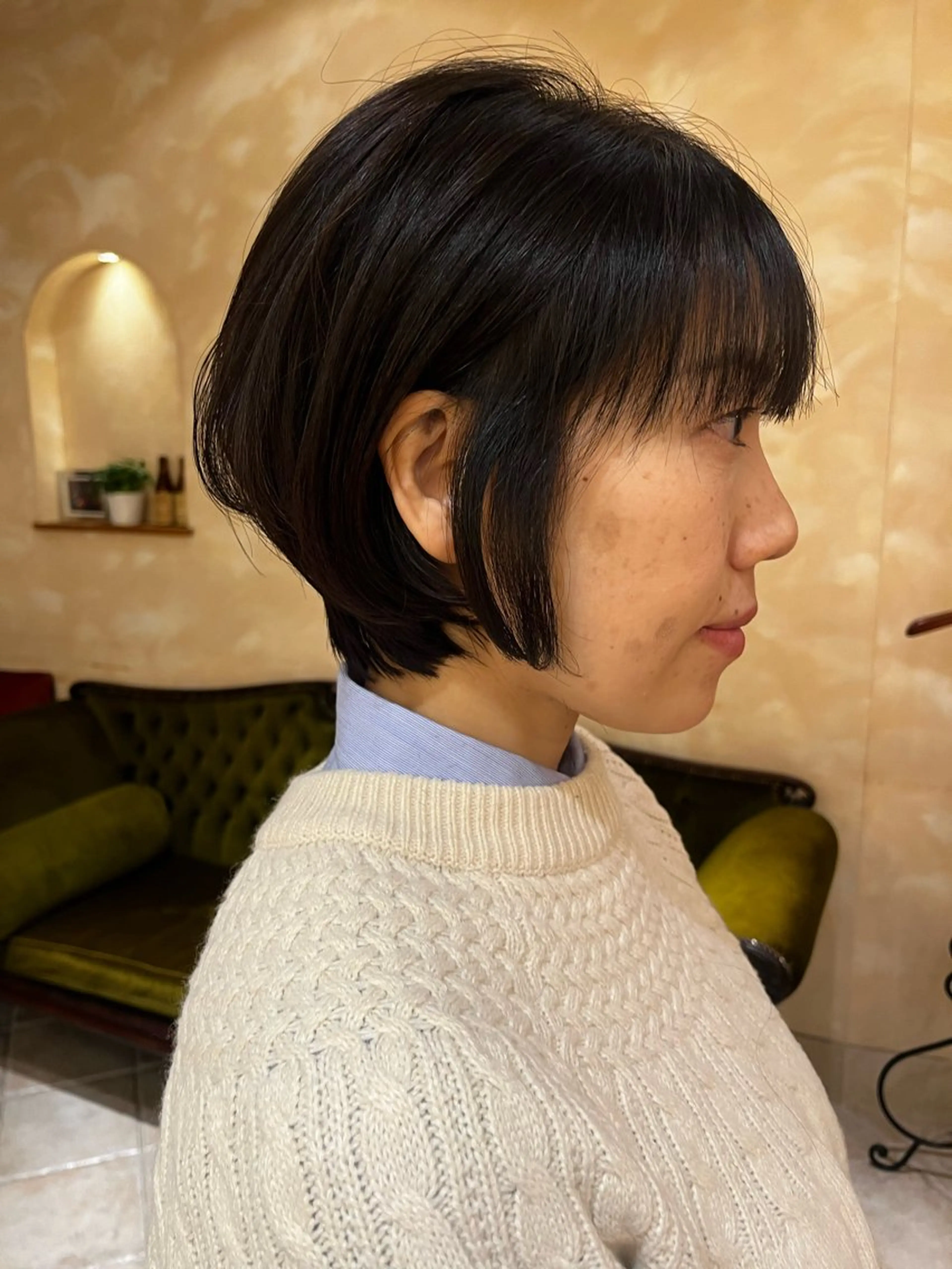 ショート 田内 満里奈のヘアスタイル