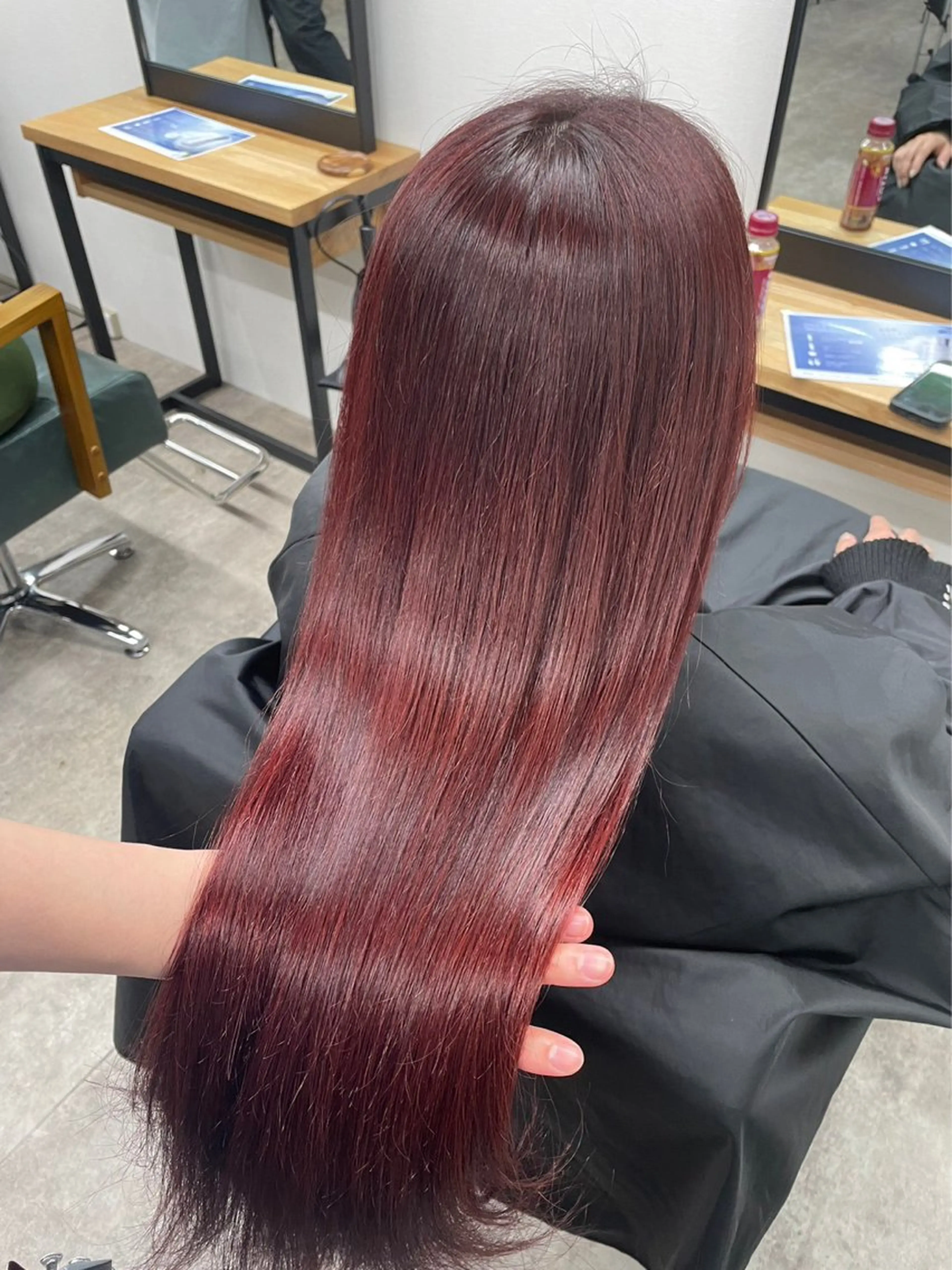 ロング カラー LUPOTE所属・✨髪質改善美髪×🩵 艶透明感カラータイガのヘアスタイル
