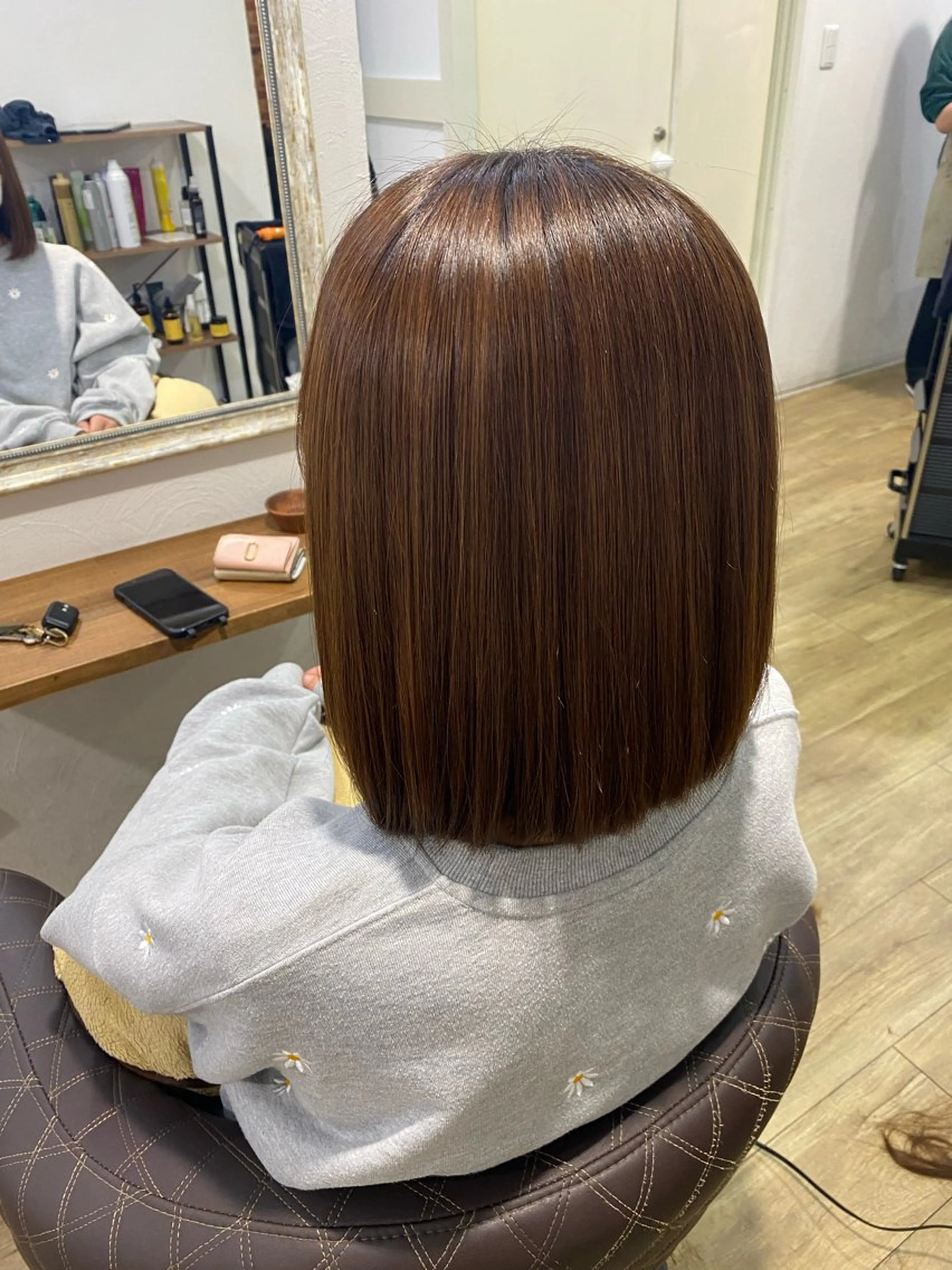 ミディアム ボブ CIEN lime所属・松下 育未のヘアスタイル