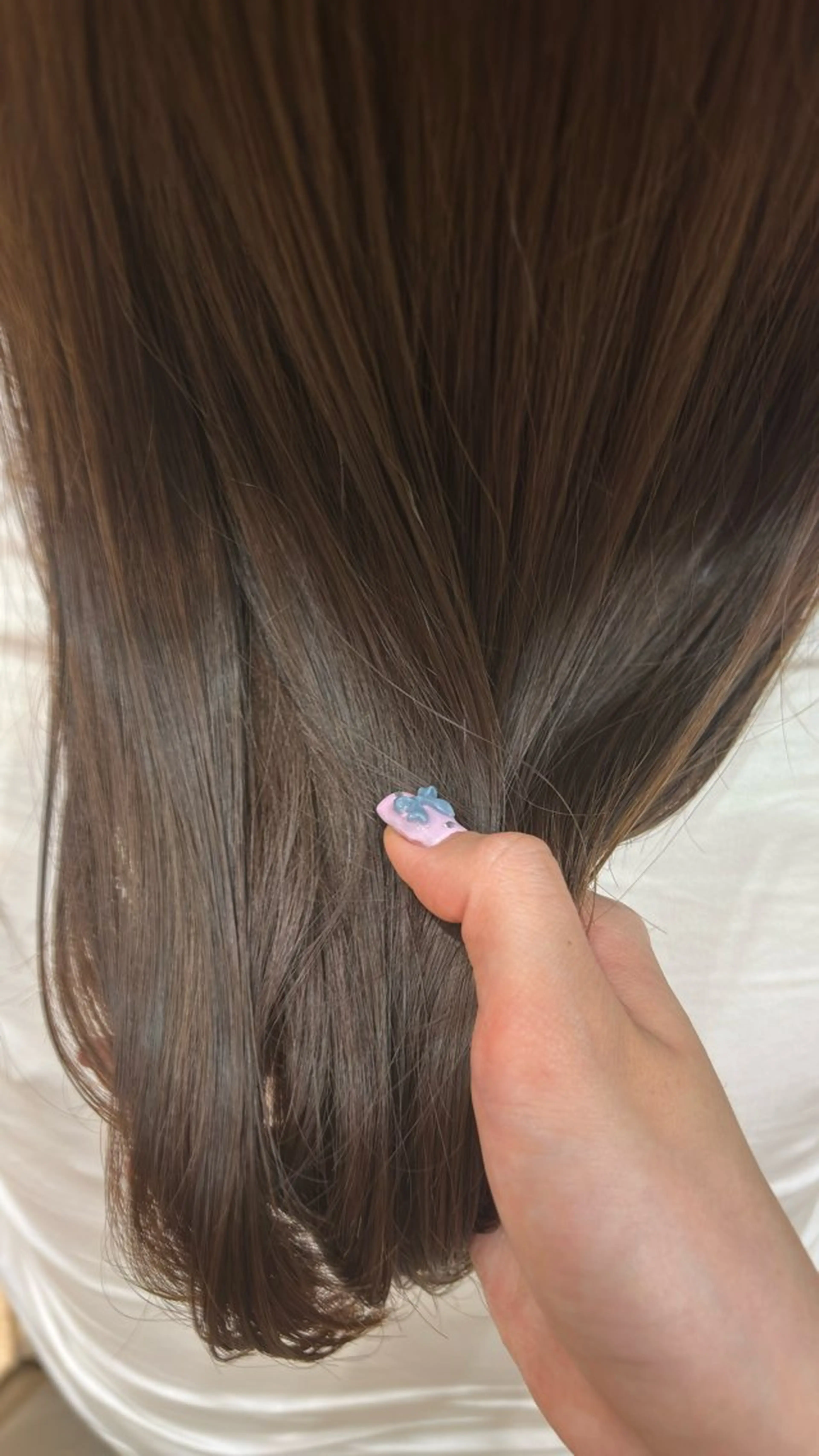 ミディアム ヘアカラー トリートメント Fukuma Karinのヘアスタイル
