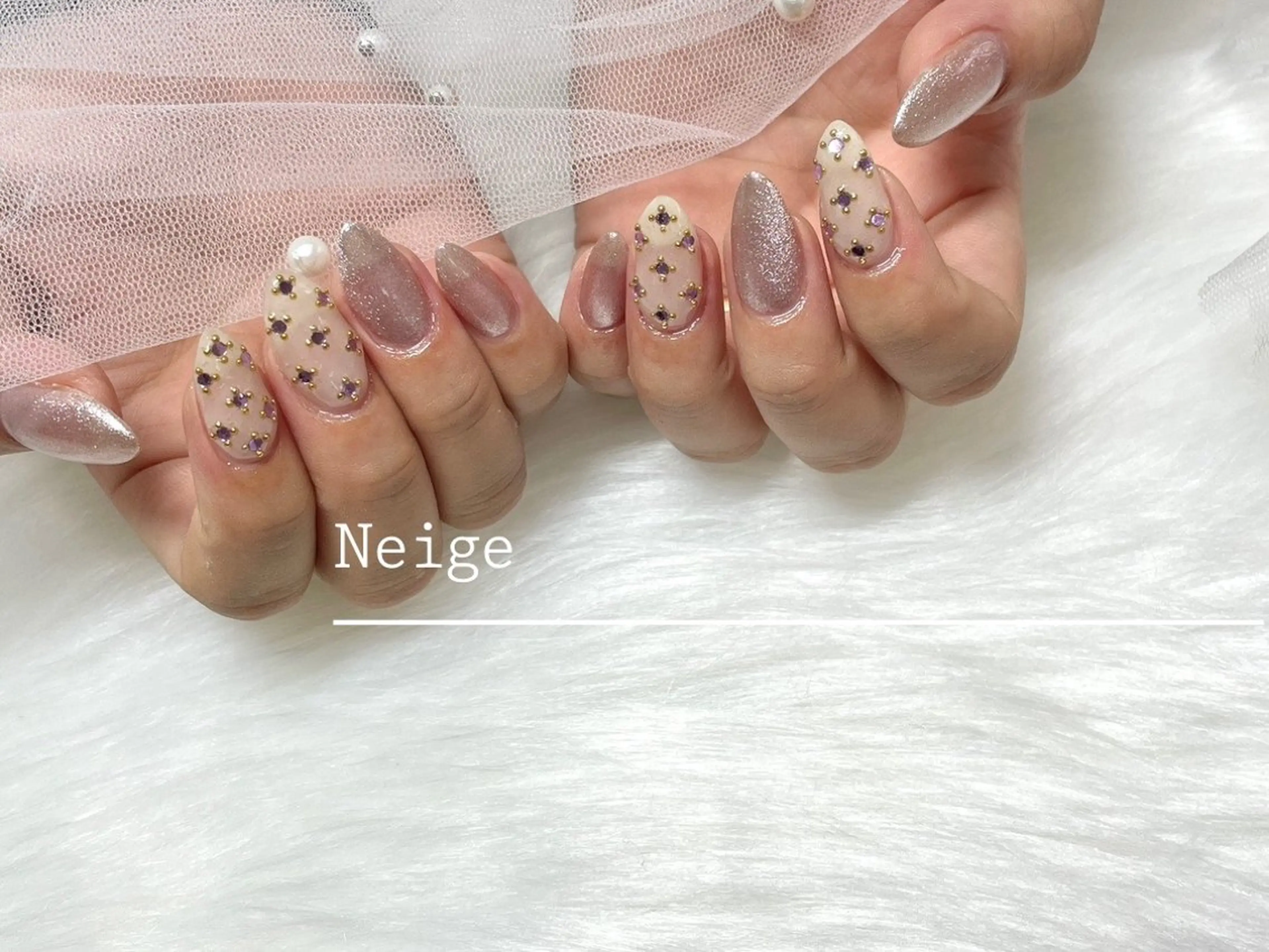 ネイル ハンドネイル Neige所属・Neige 𓂃 aiのネイルデザイン
