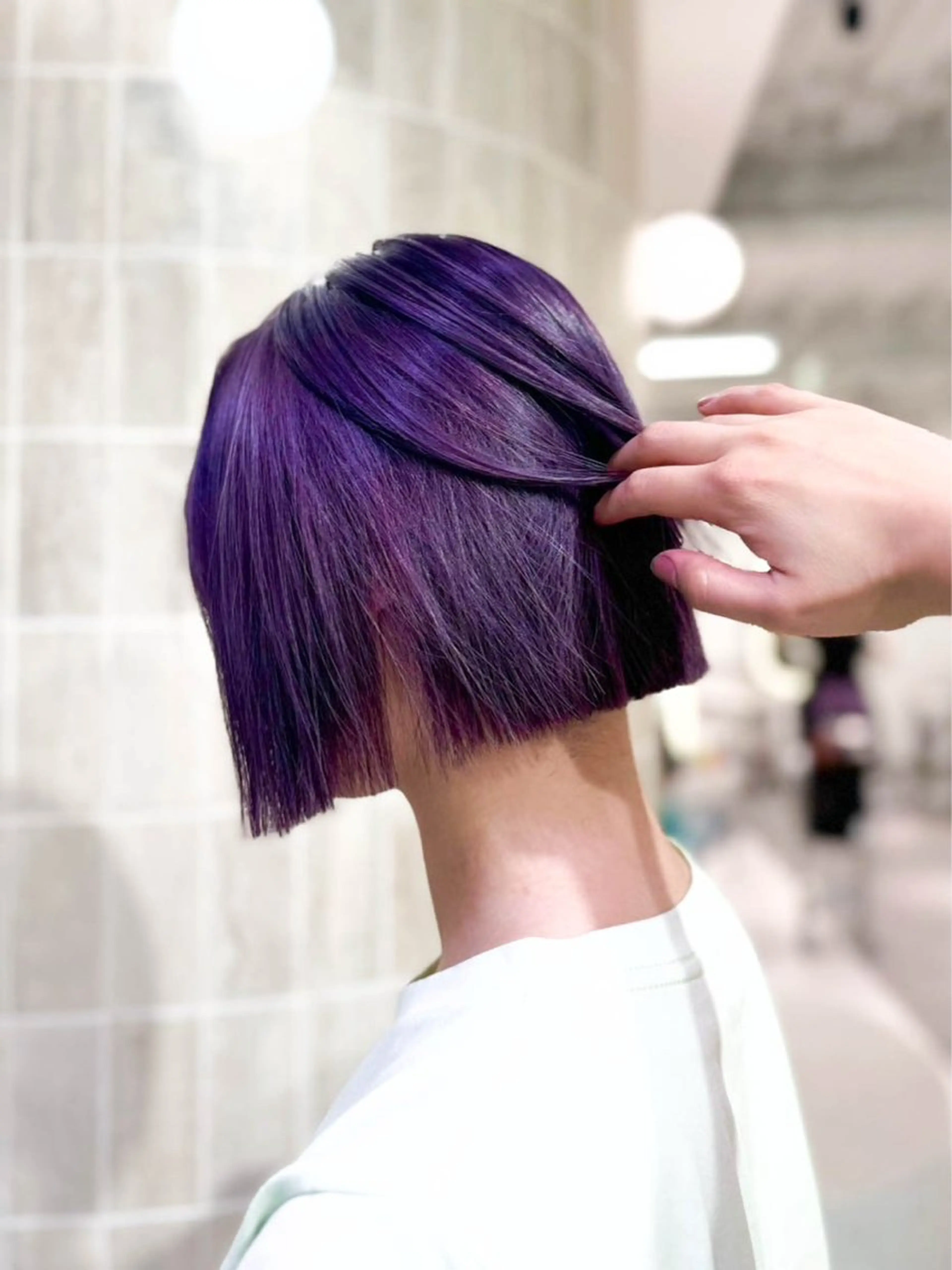 ショート カラー Elsa エルサのヘアスタイル