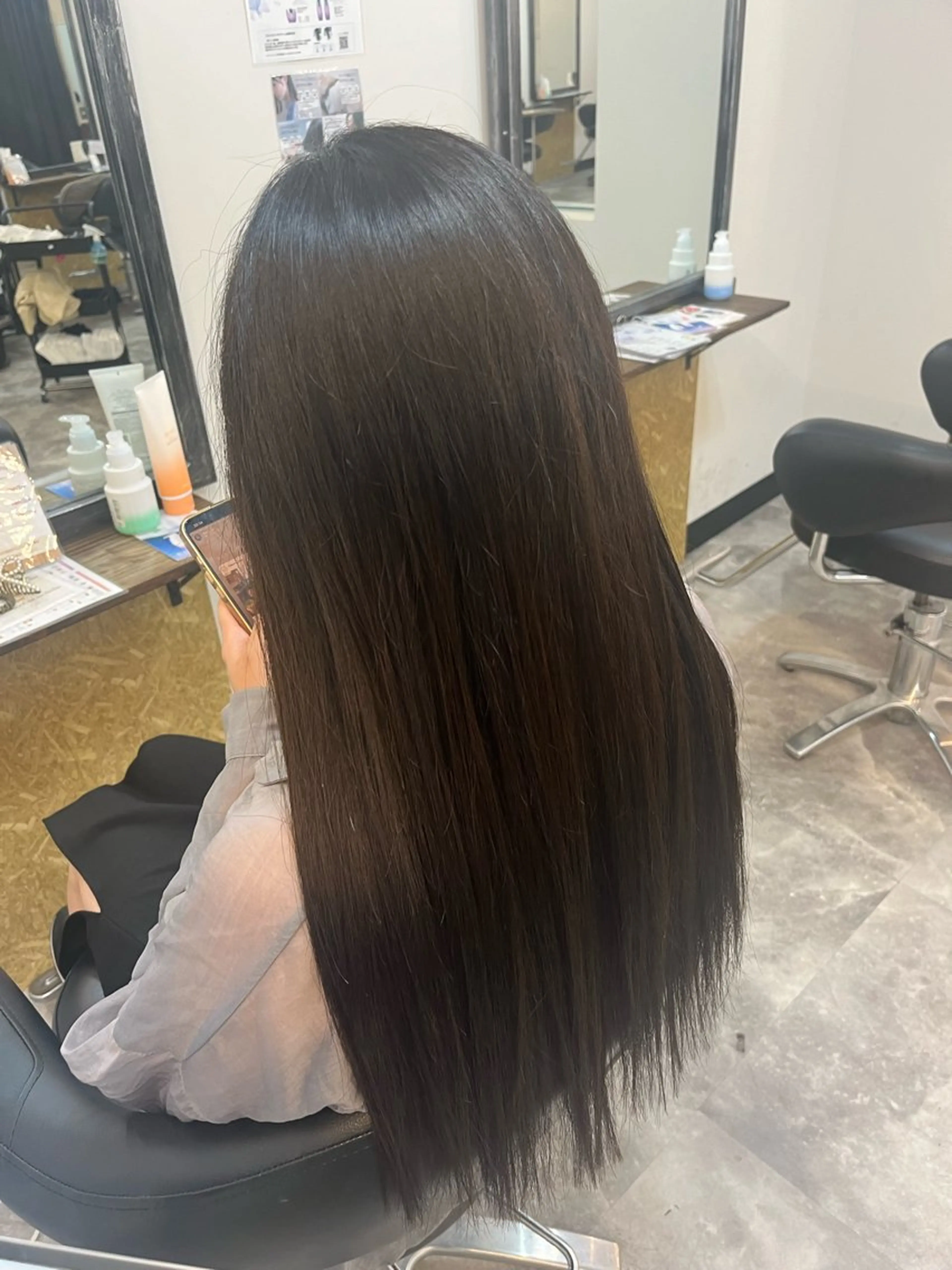 レディースカット＋縮毛矯正【シャンプー、トリートメント付き】🎀の写真