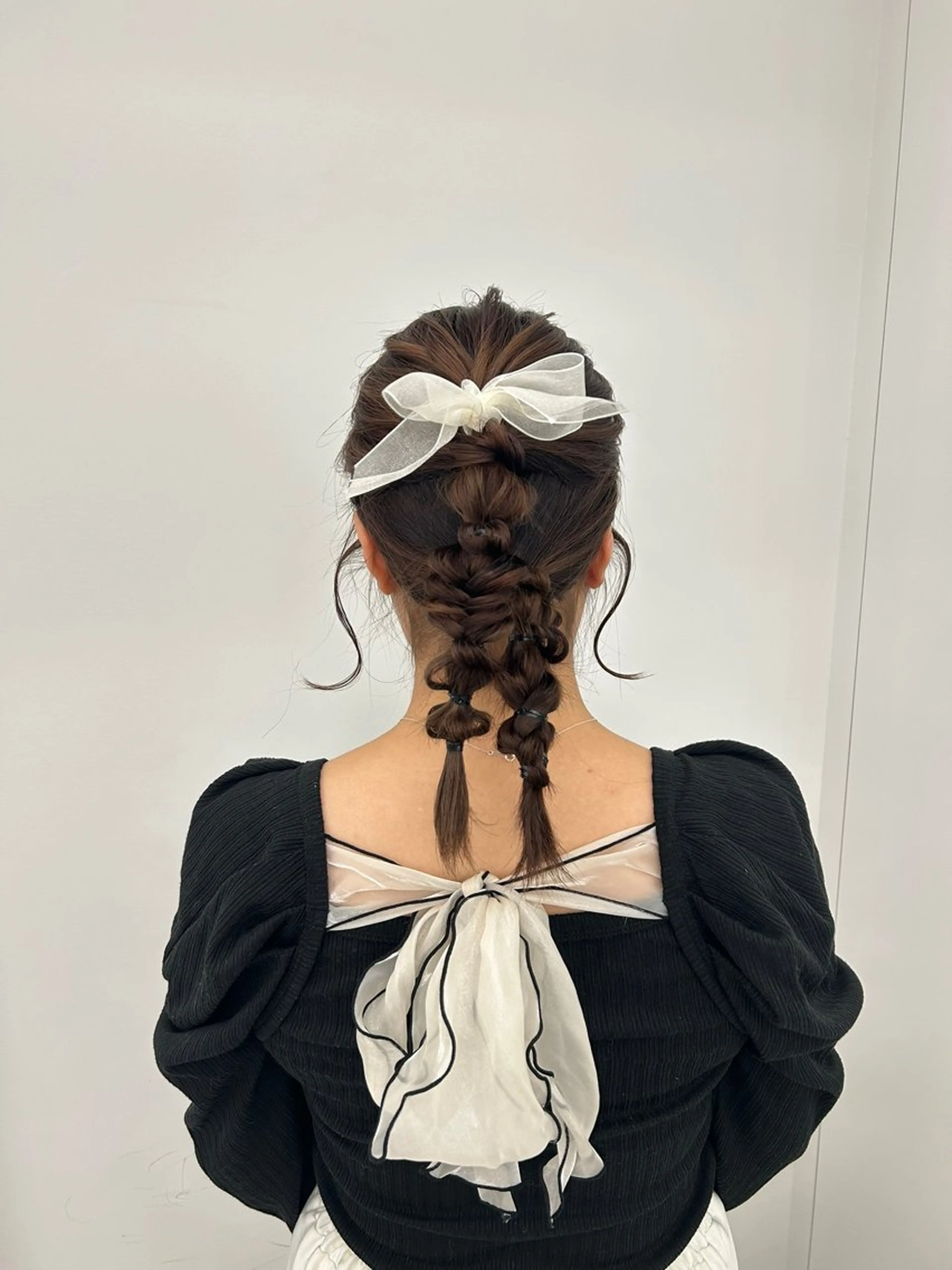 セミロング ヘアセット 加藤 優里のヘアスタイル
