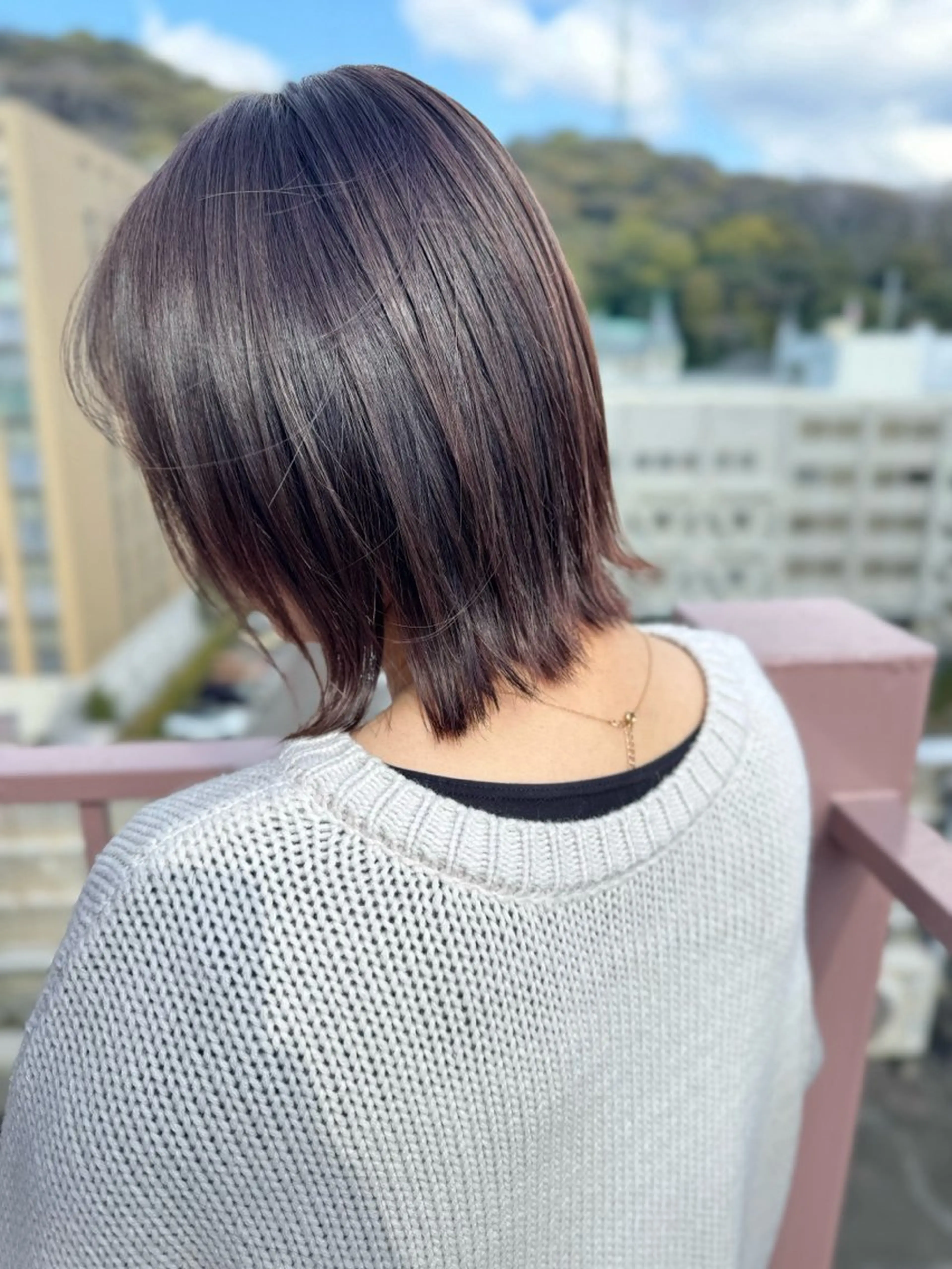 ショート カラー アッシュ ラベンダーカラー ラベンダーアッシュ カット ヘアカラー トリートメント Viage （ビアージュ）のヘアスタイル