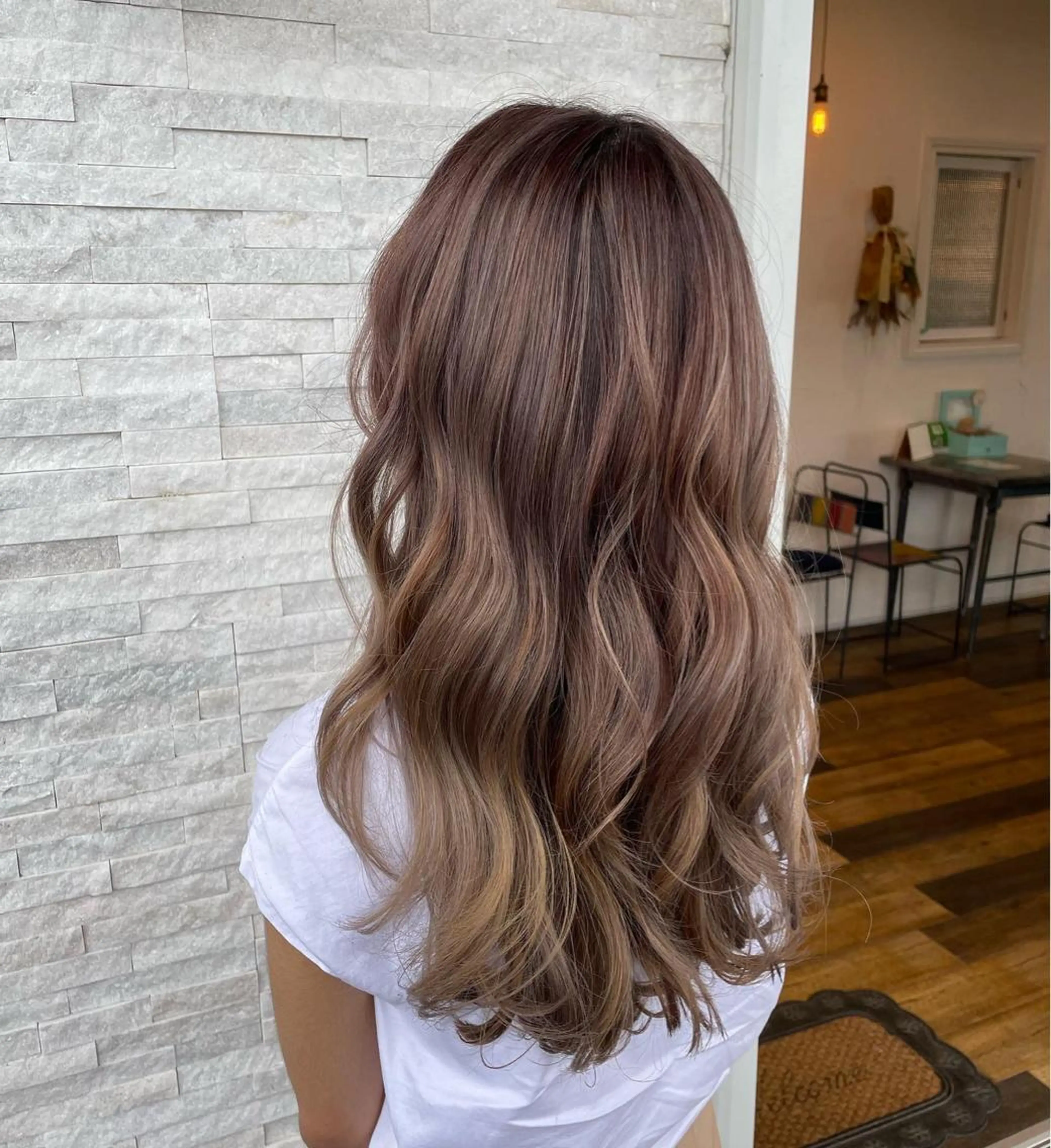 ロング カラー ヘアカラー 🌸小掛🌸 豊橋外国人風カラーのヘアスタイル