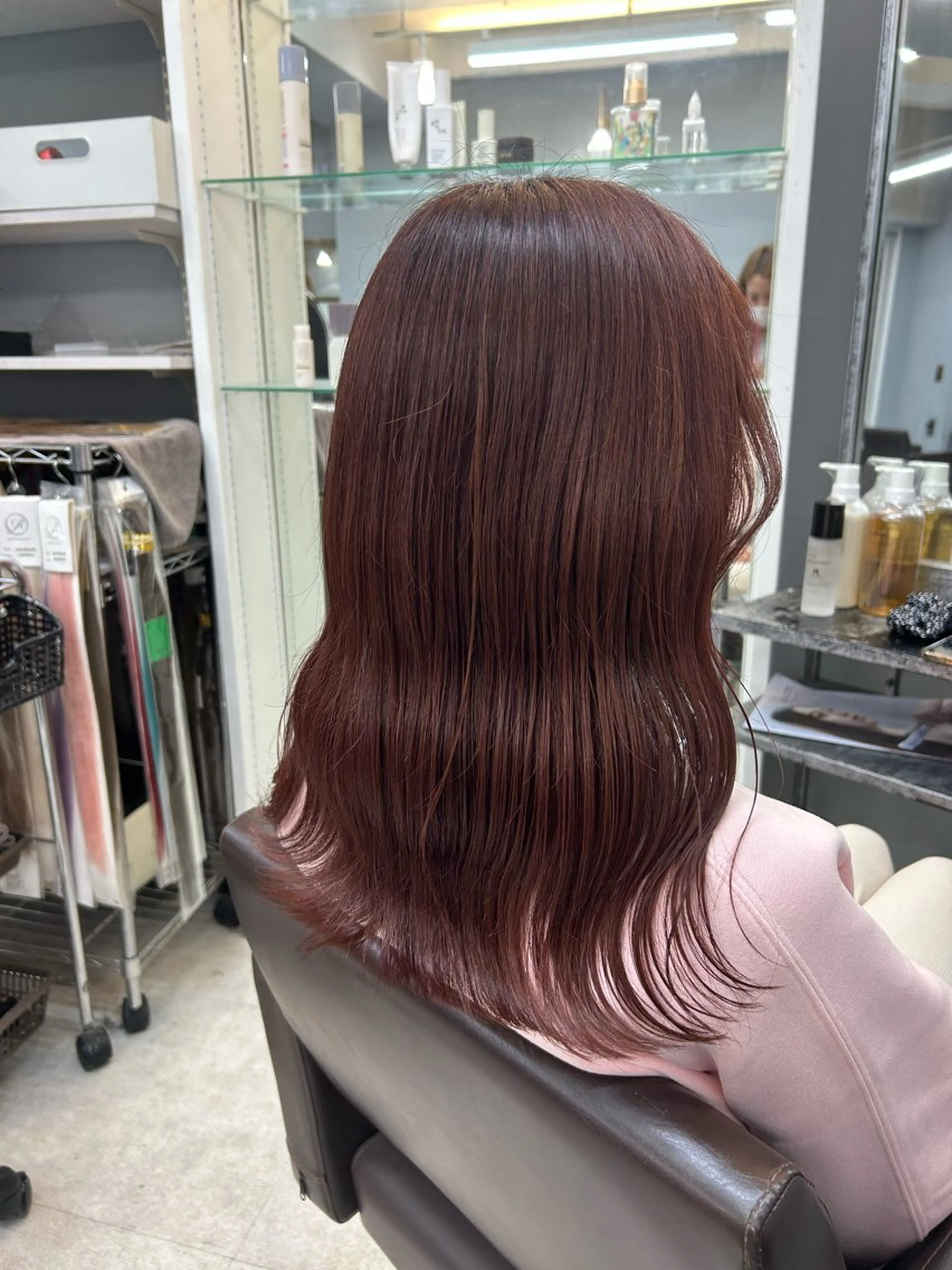 セミロング カラー hair atelier OZ桑野店所属・阿佐見 若菜のヘアスタイル