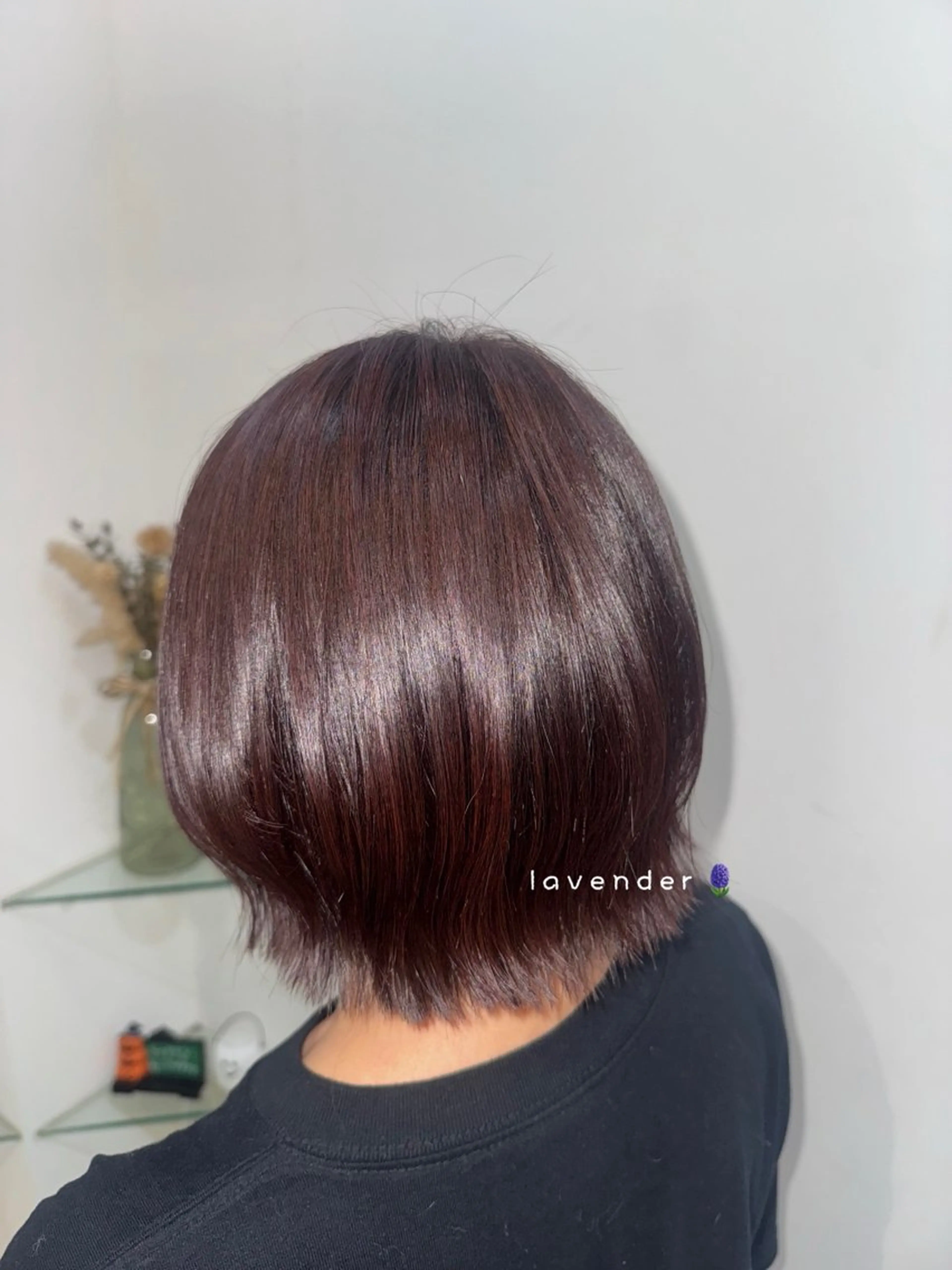 ミディアム カラー ラベンダーカラー カット ヘアカラー トリートメント 透明感カラー🧁🩰 🫧仲松良菜🎀のヘアスタイル