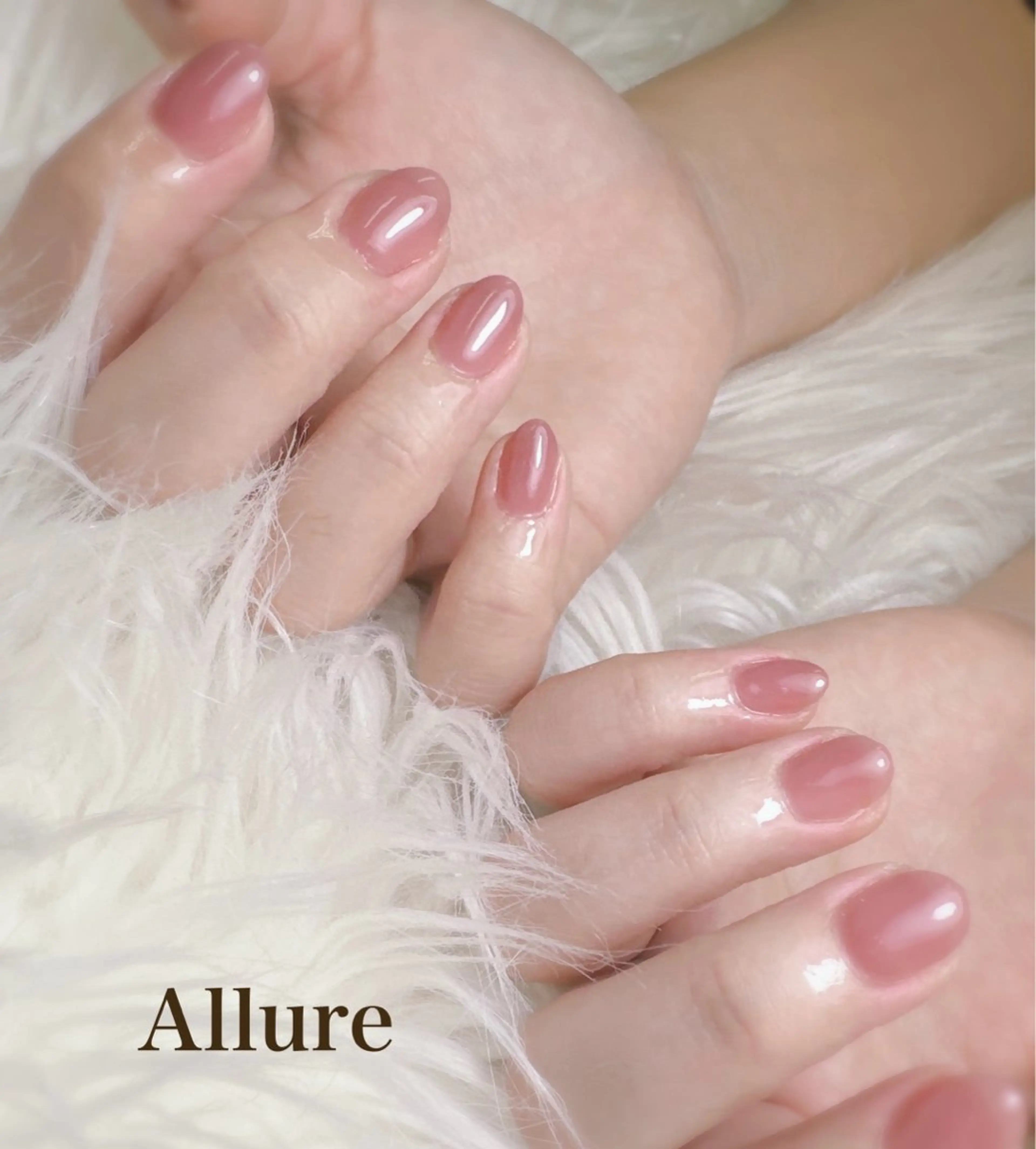 ネイル ジェルネイル ワンカラーネイル Allure Yuuのネイルデザイン
