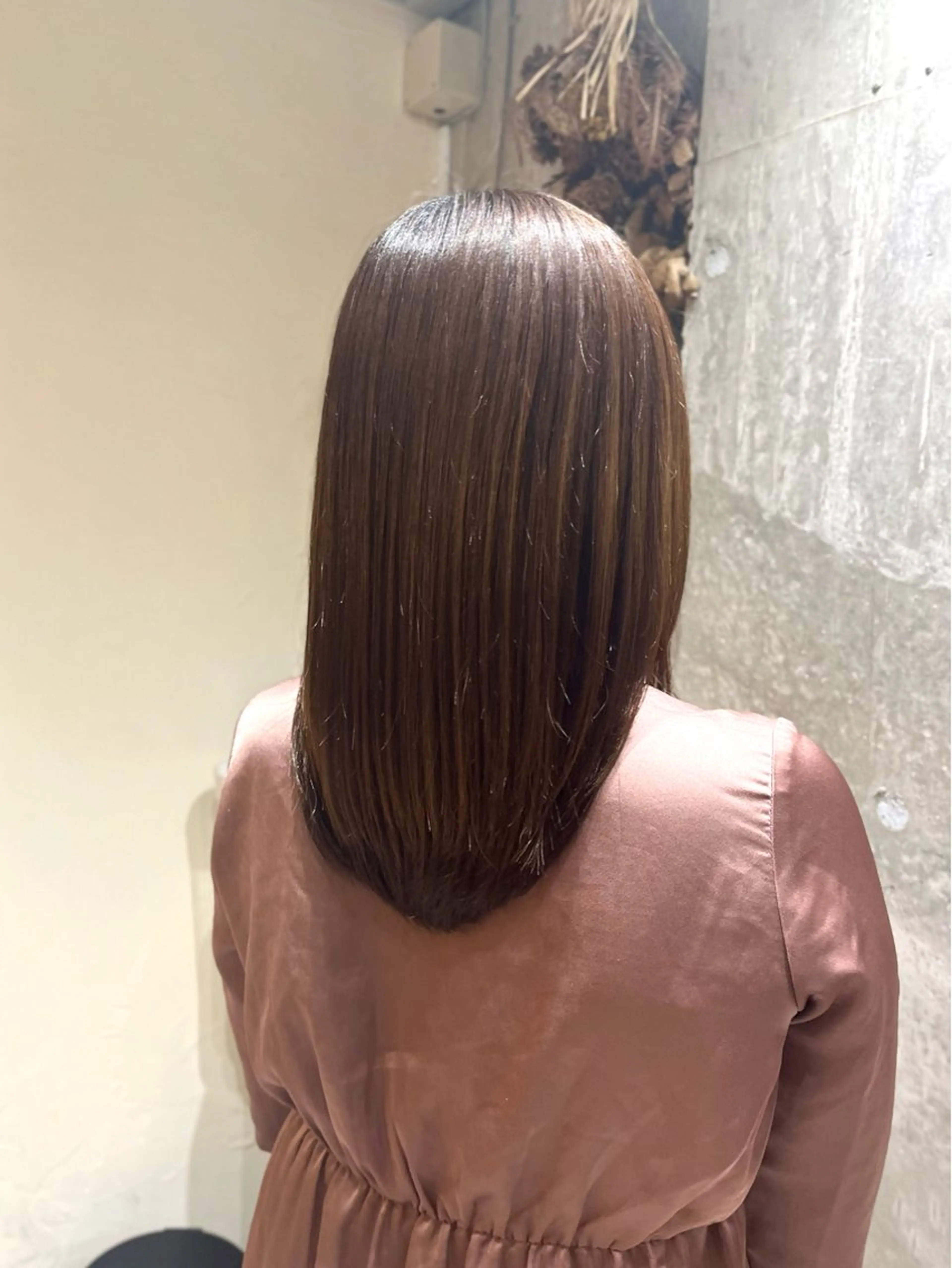 セミロング レイヤーカット mizo /ケアカラー/登戸のヘアスタイル