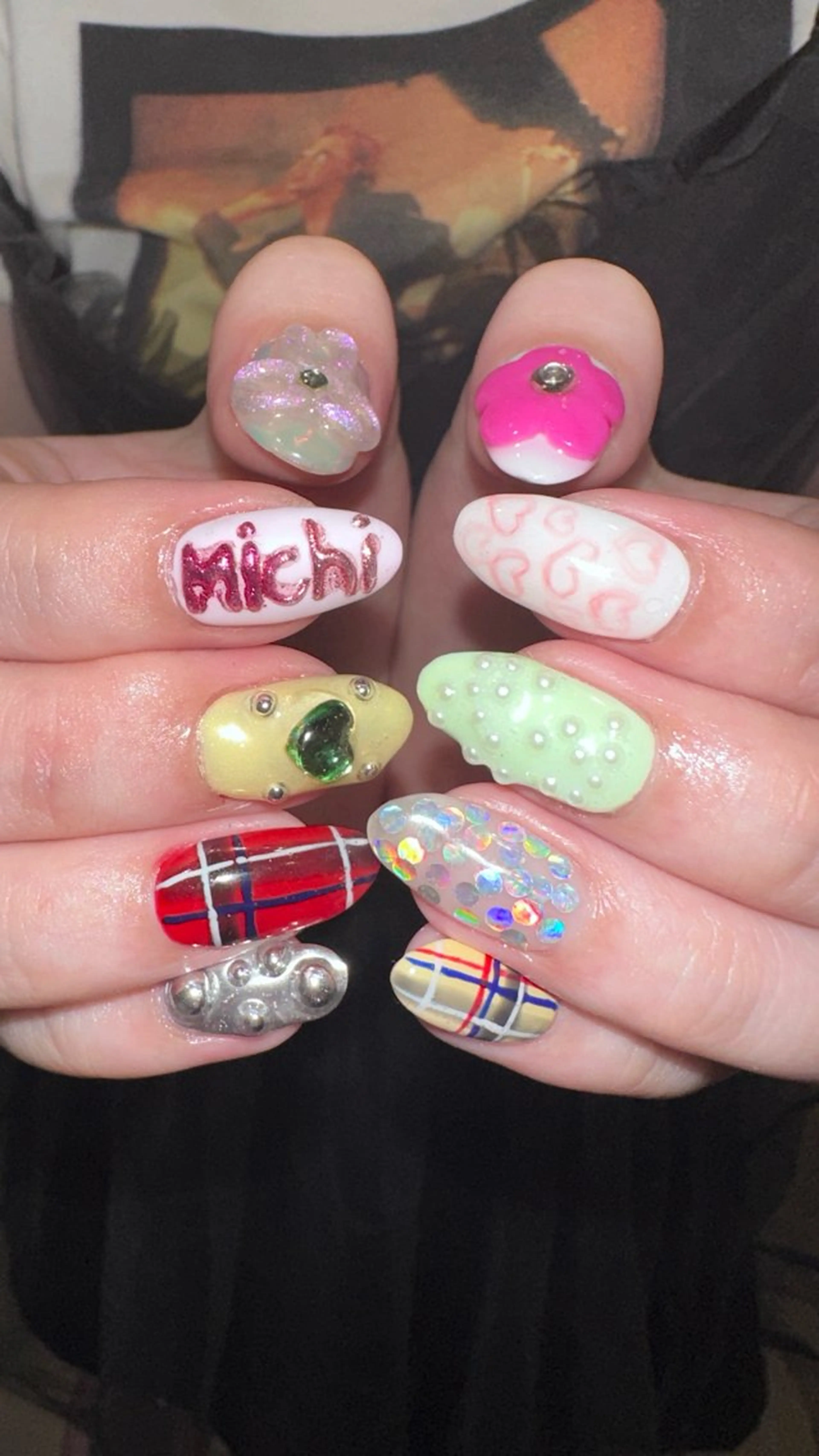 ネイル ハンドネイル 👽個性派ネイル🎀 komachiのネイルデザイン