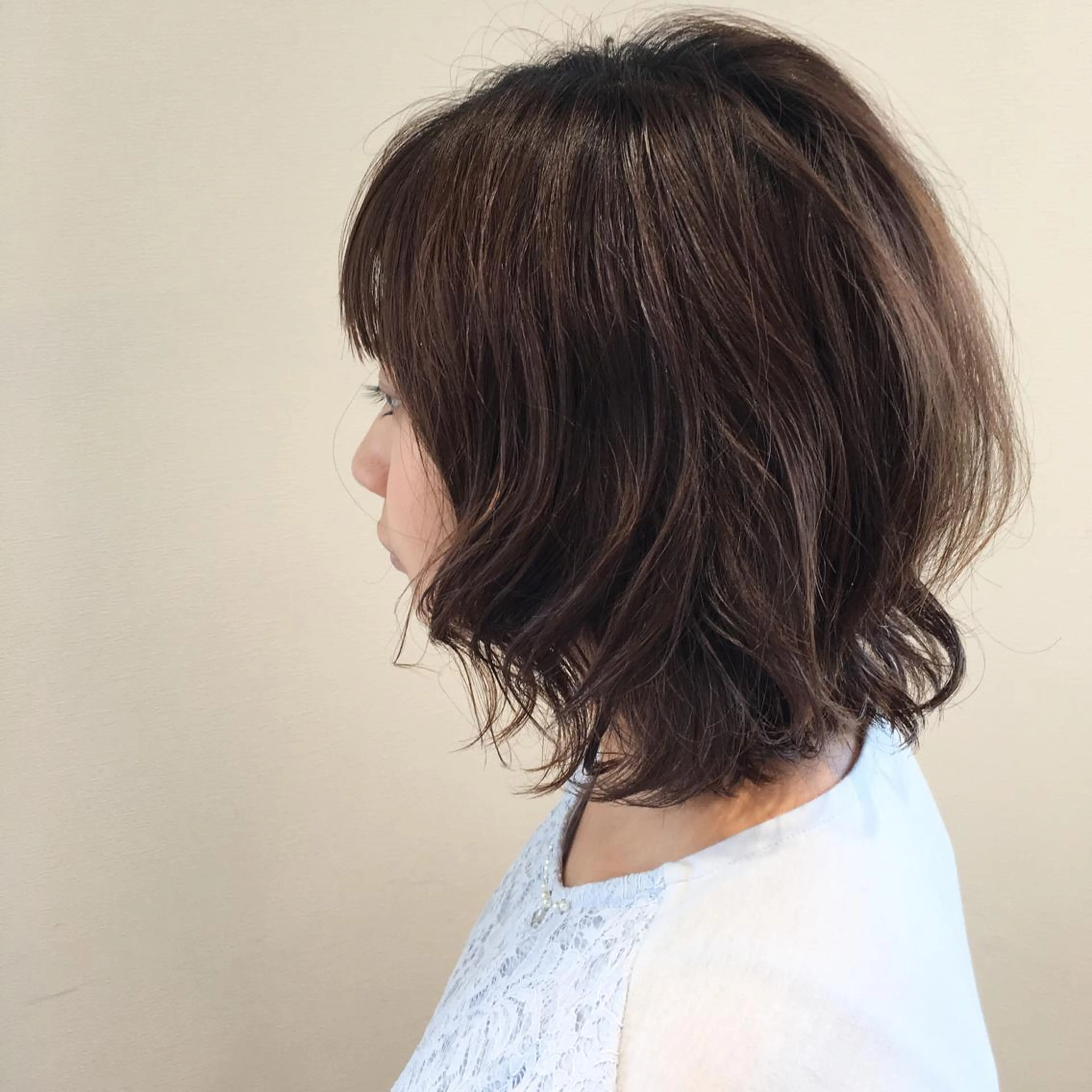 ショート パーマ ボブ ニュアンスパーマ ディレクター ノナカのヘアスタイル