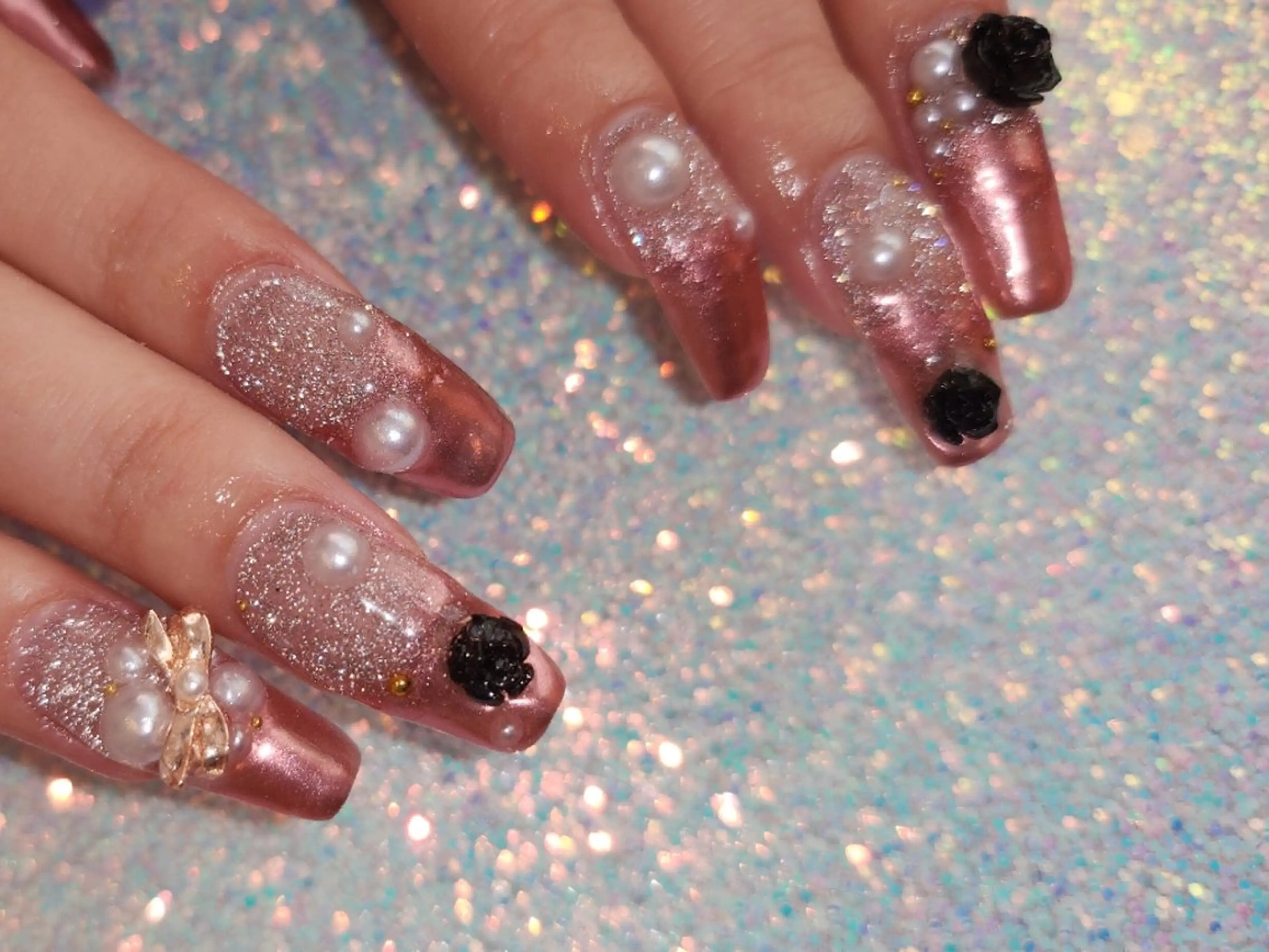 ネイル アートネイル 💜bora .のネイルデザイン