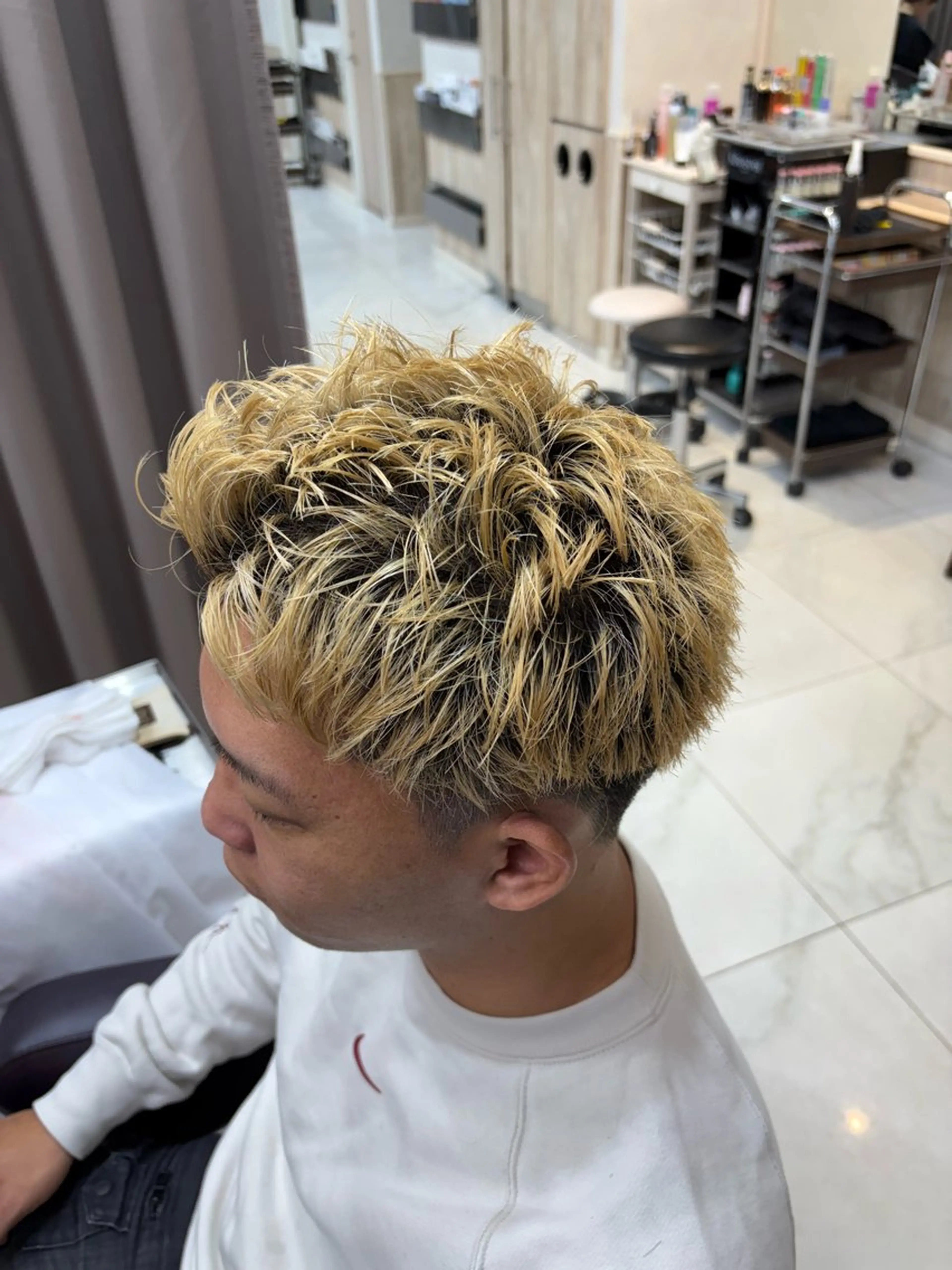 ショート メンズ カット ヘアセット 【GRANDEUR】 ryuのヘアスタイル