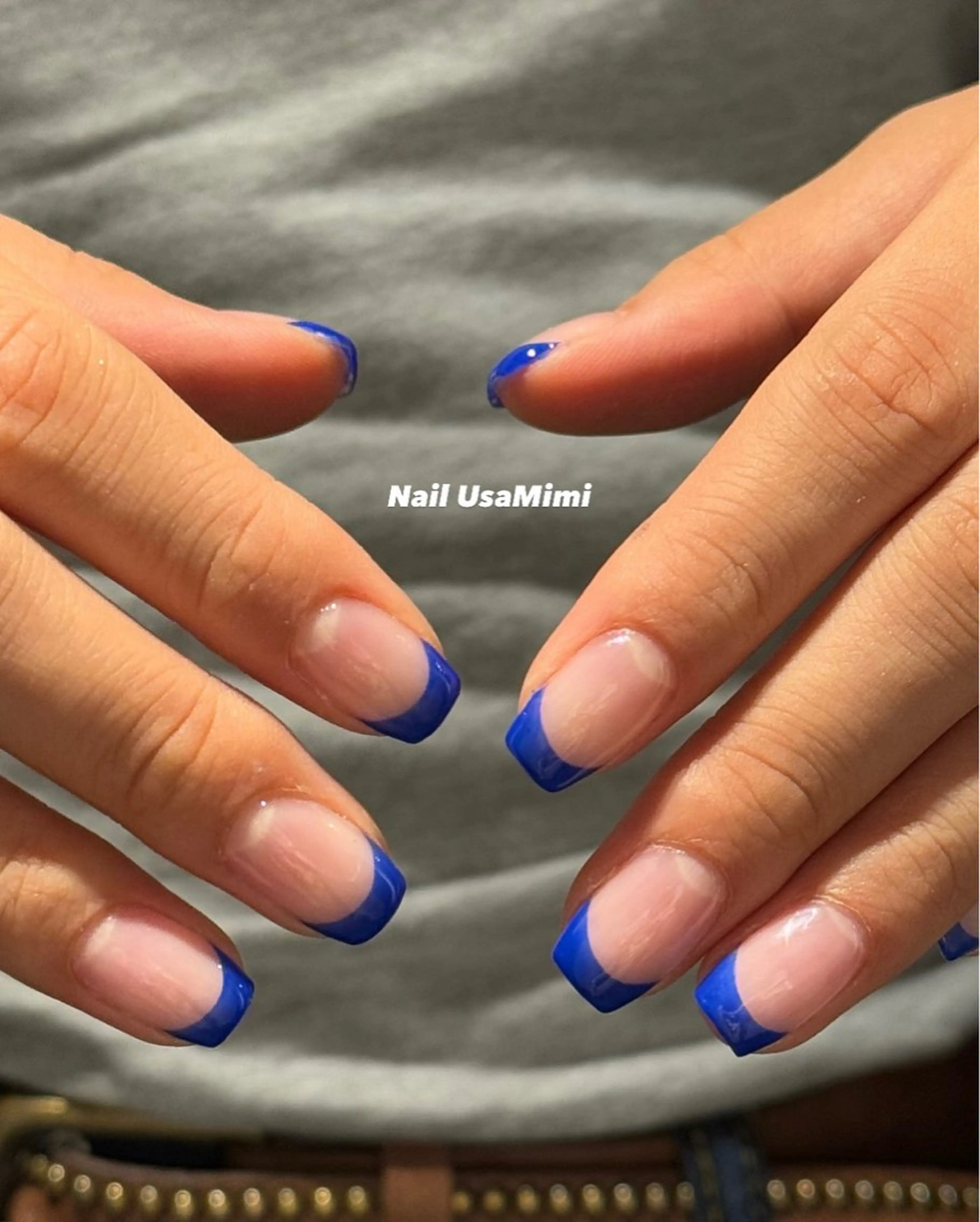 ネイル フレンチネイル ハンドネイル 本町ネイルNail UsaMimiのネイルデザイン