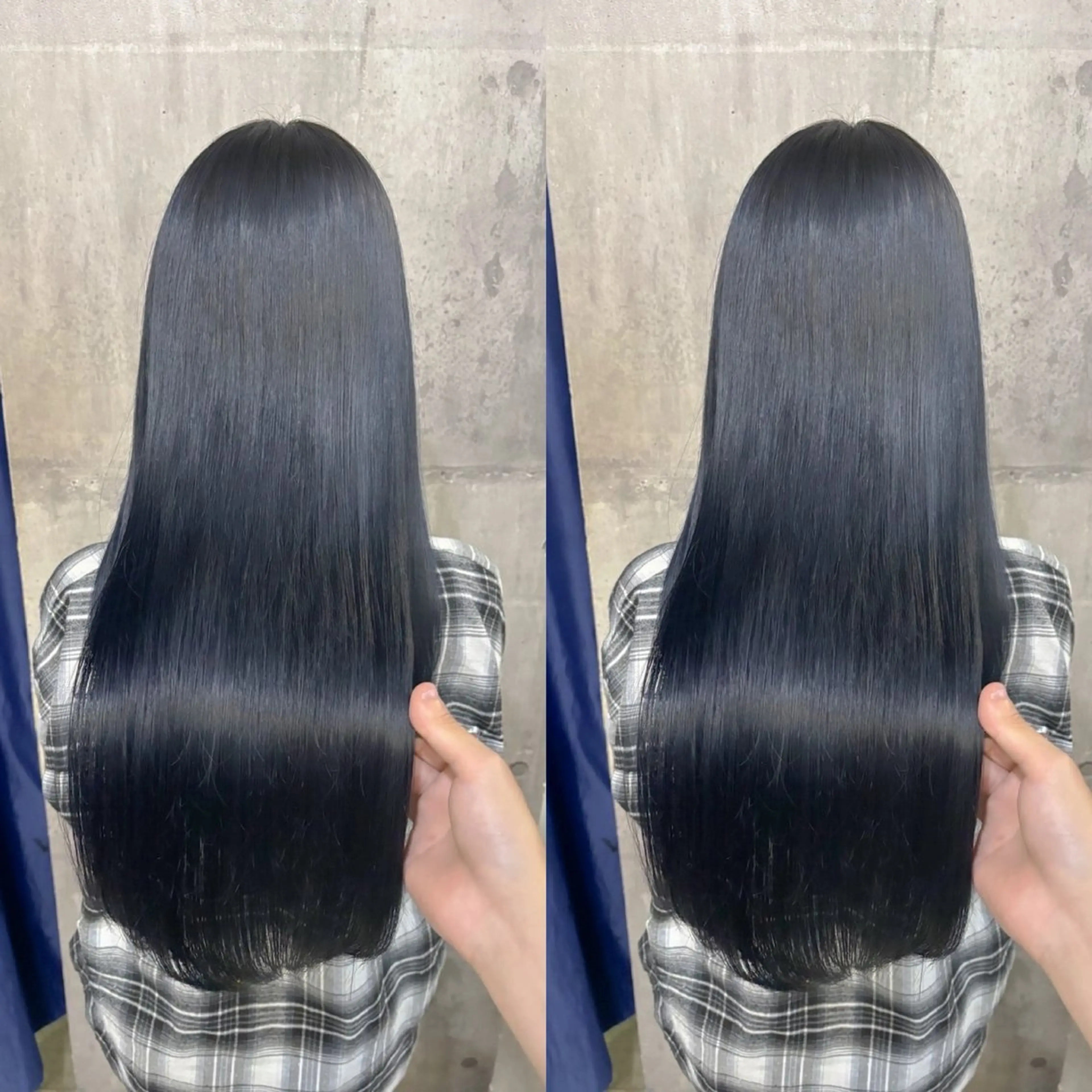 ミディアム 髪質改善 縮毛矯正 トリートメント 酸性ストレート ヘアカラー トリートメント 髪質改善 okaのヘアスタイル