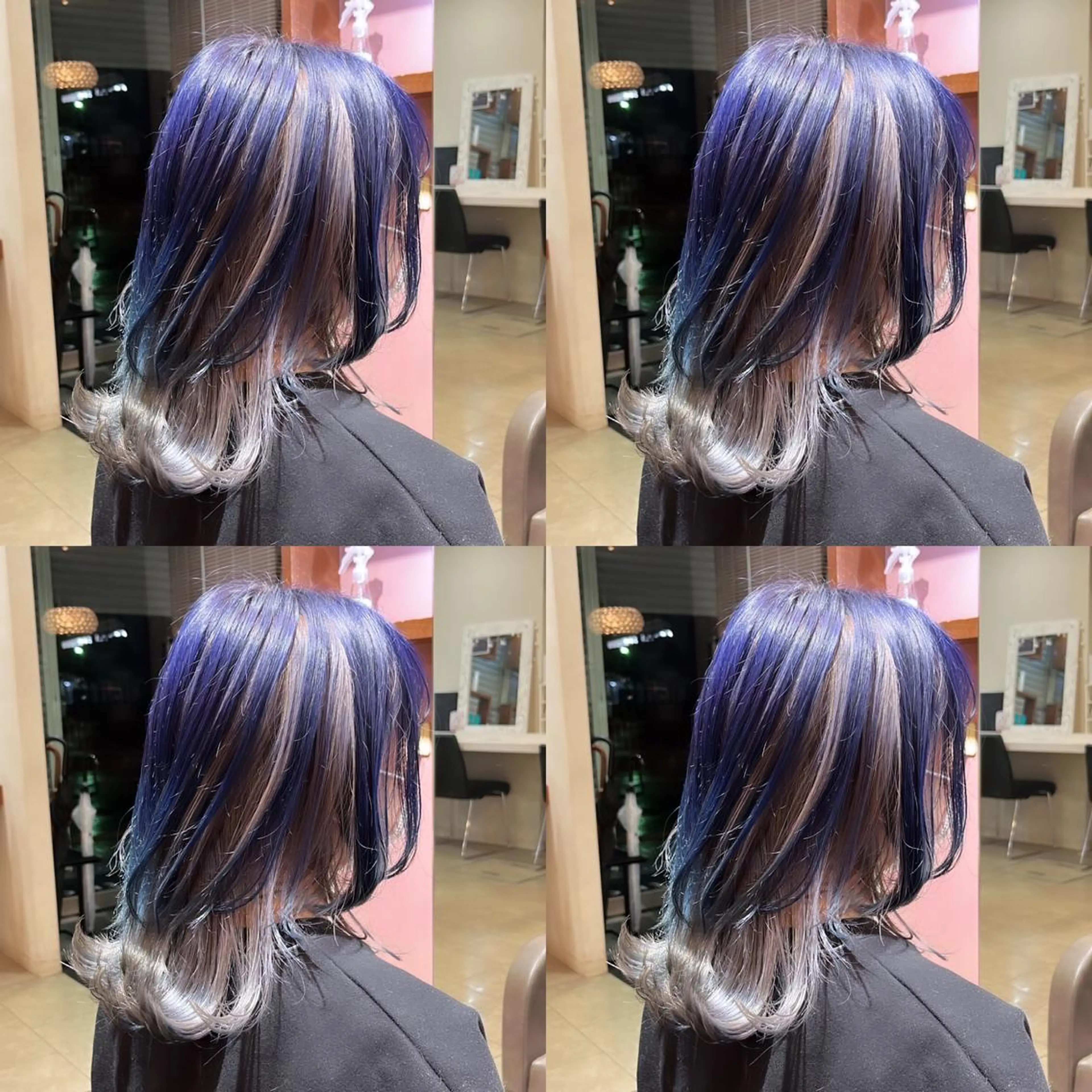 セミロング カラー 髪質改善･縮毛矯正 特化･ユウシンのヘアスタイル