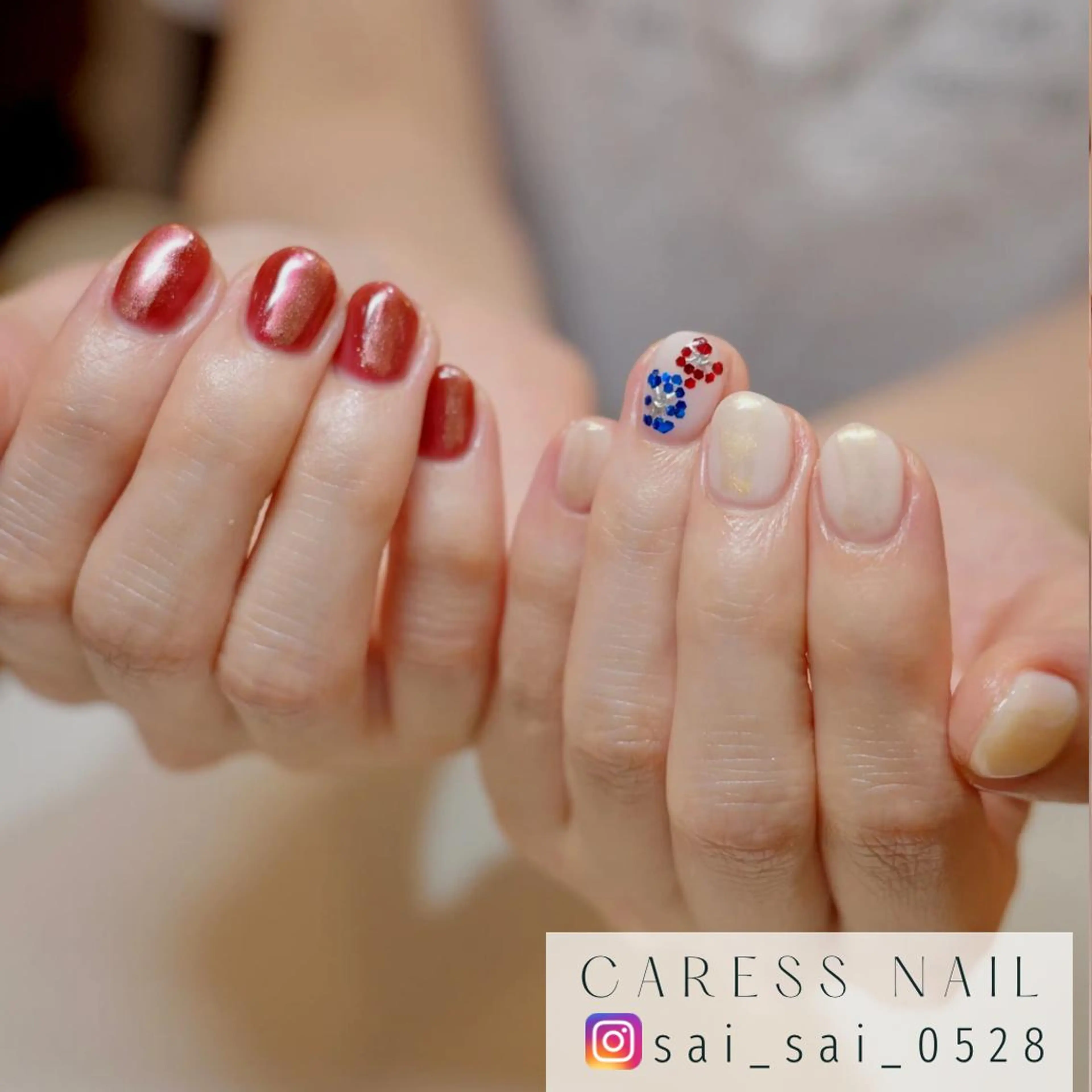 ネイル caress nail カレスネイル 代々木上原所属・カレスネイル さいのネイルデザイン
