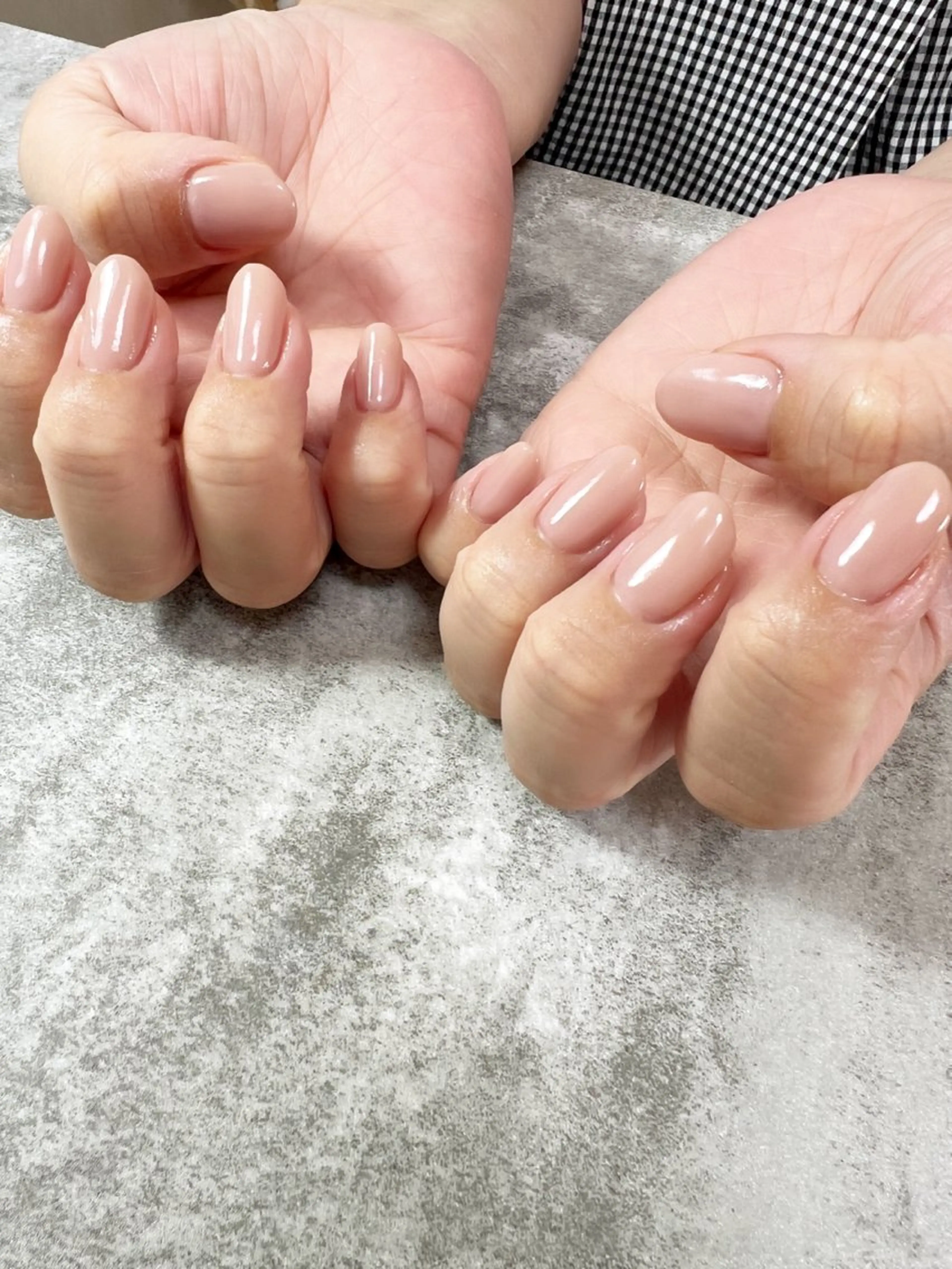 ネイル オフィスネイル ワンカラーネイル Aura nailのネイルデザイン