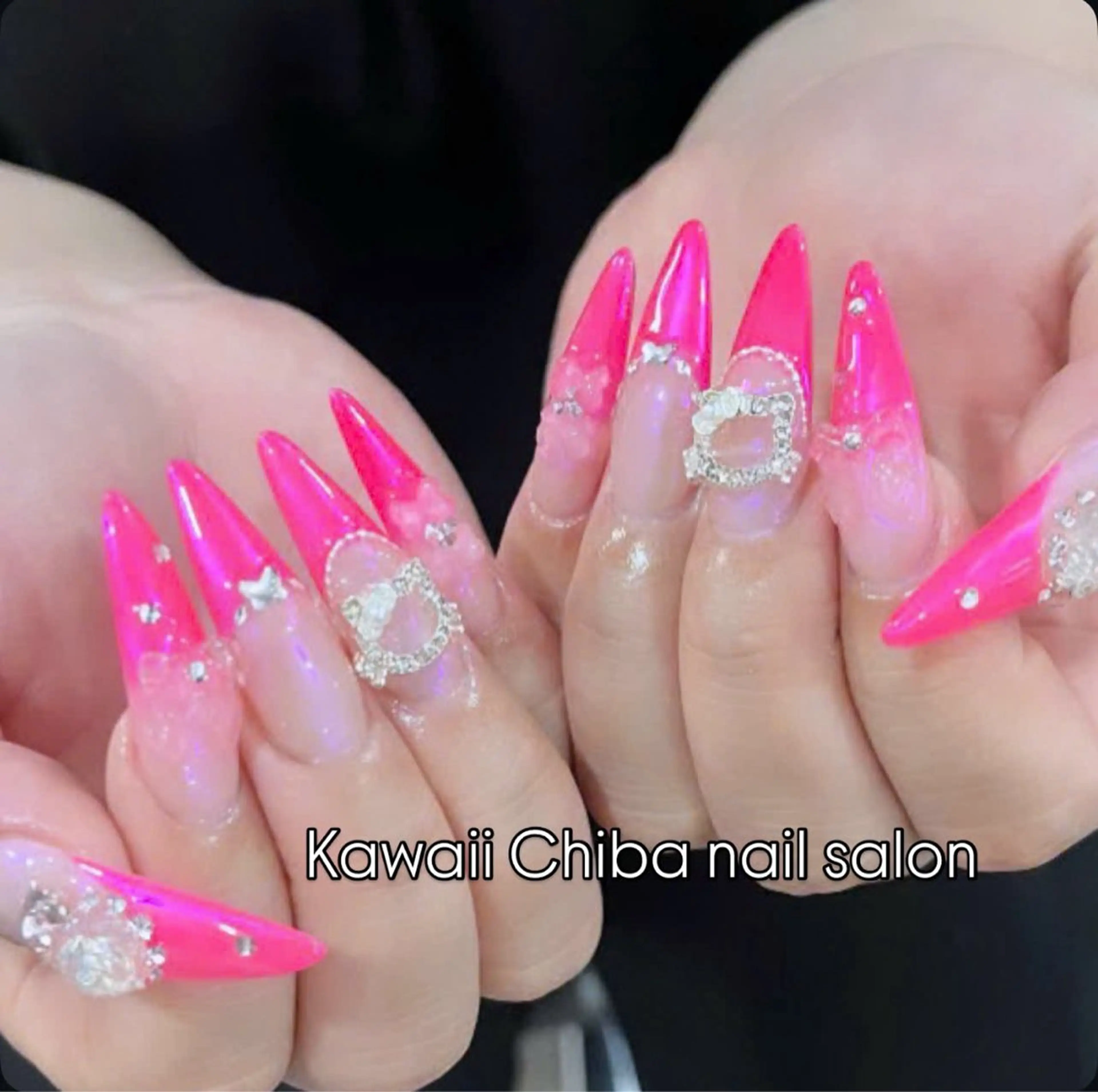 ネイル フレンチネイル ジェルネイル ガーリー 韓国ネイル オフィスネイル ハンドネイル ハンドケア Kawaii Chiba nailのネイルデザイン