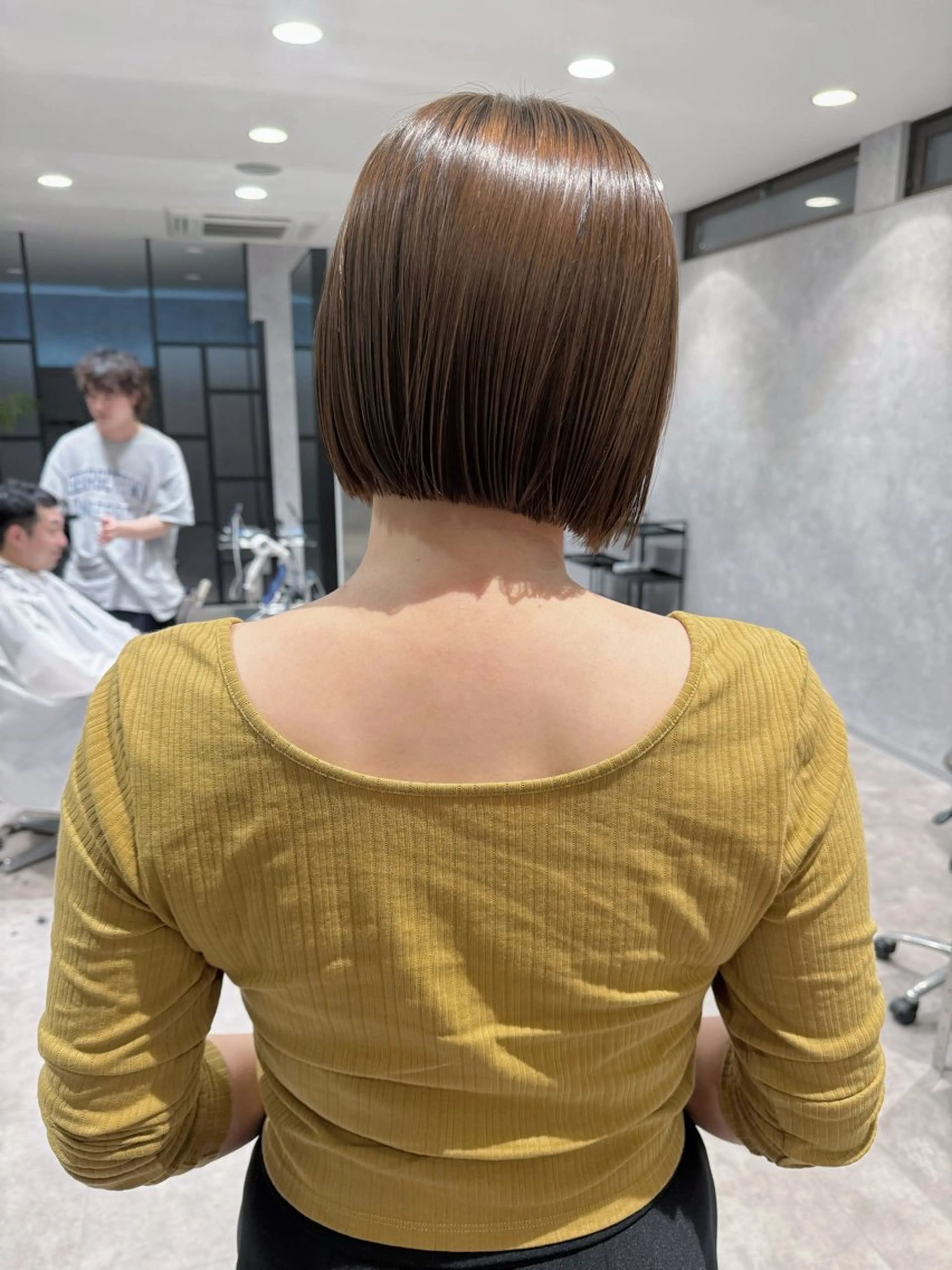 ショート ボブ 野林 夏帆のヘアスタイル