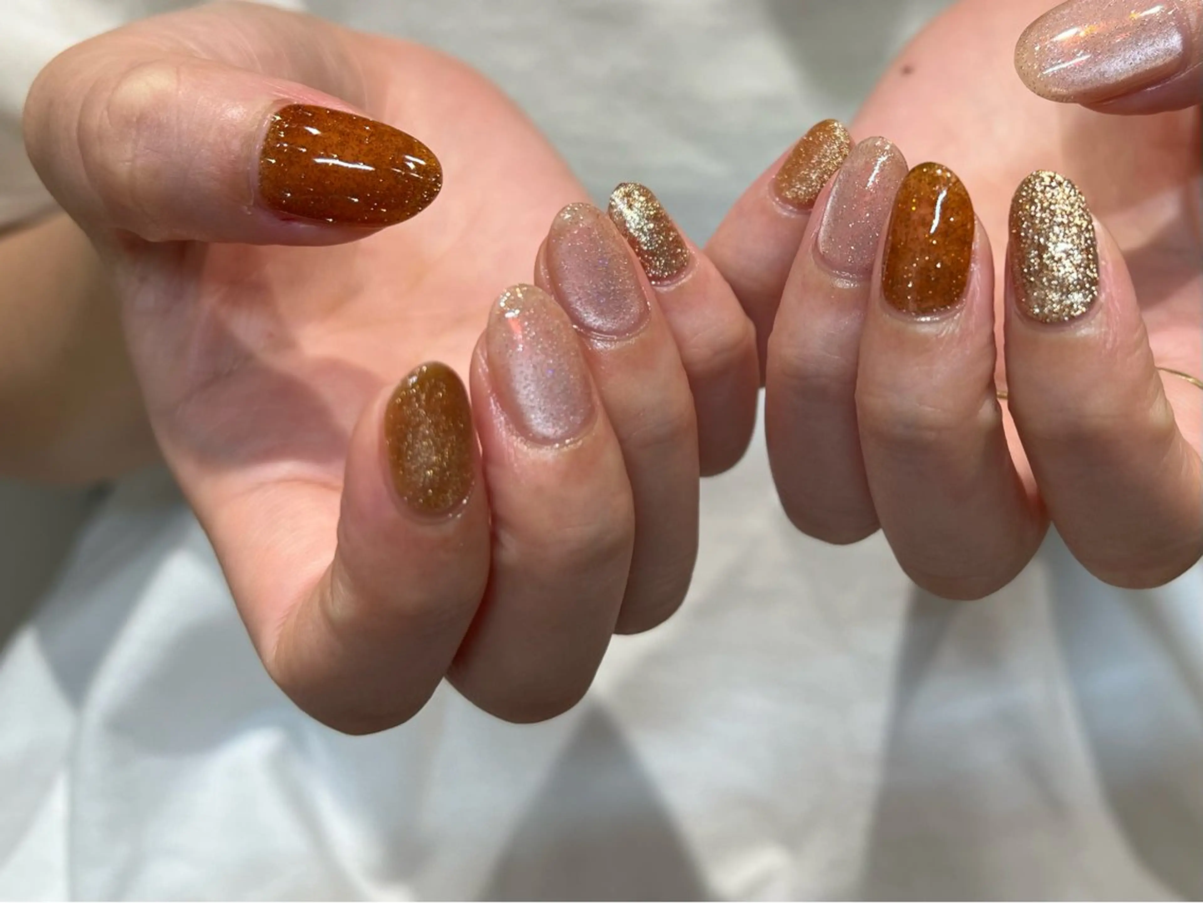 ネイル fumina 💚💛のネイルデザイン