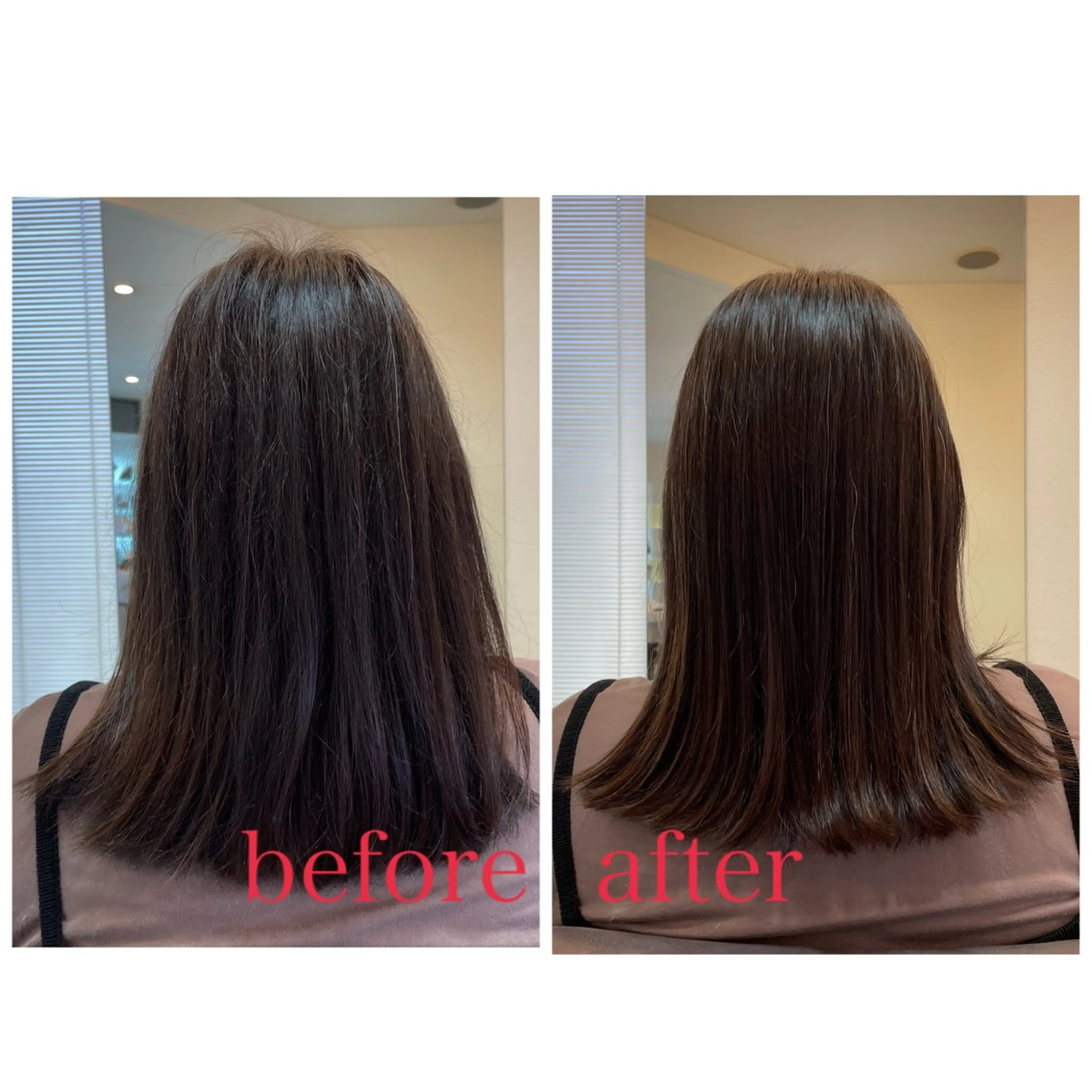 ミディアム 平 真亜里のヘアスタイル