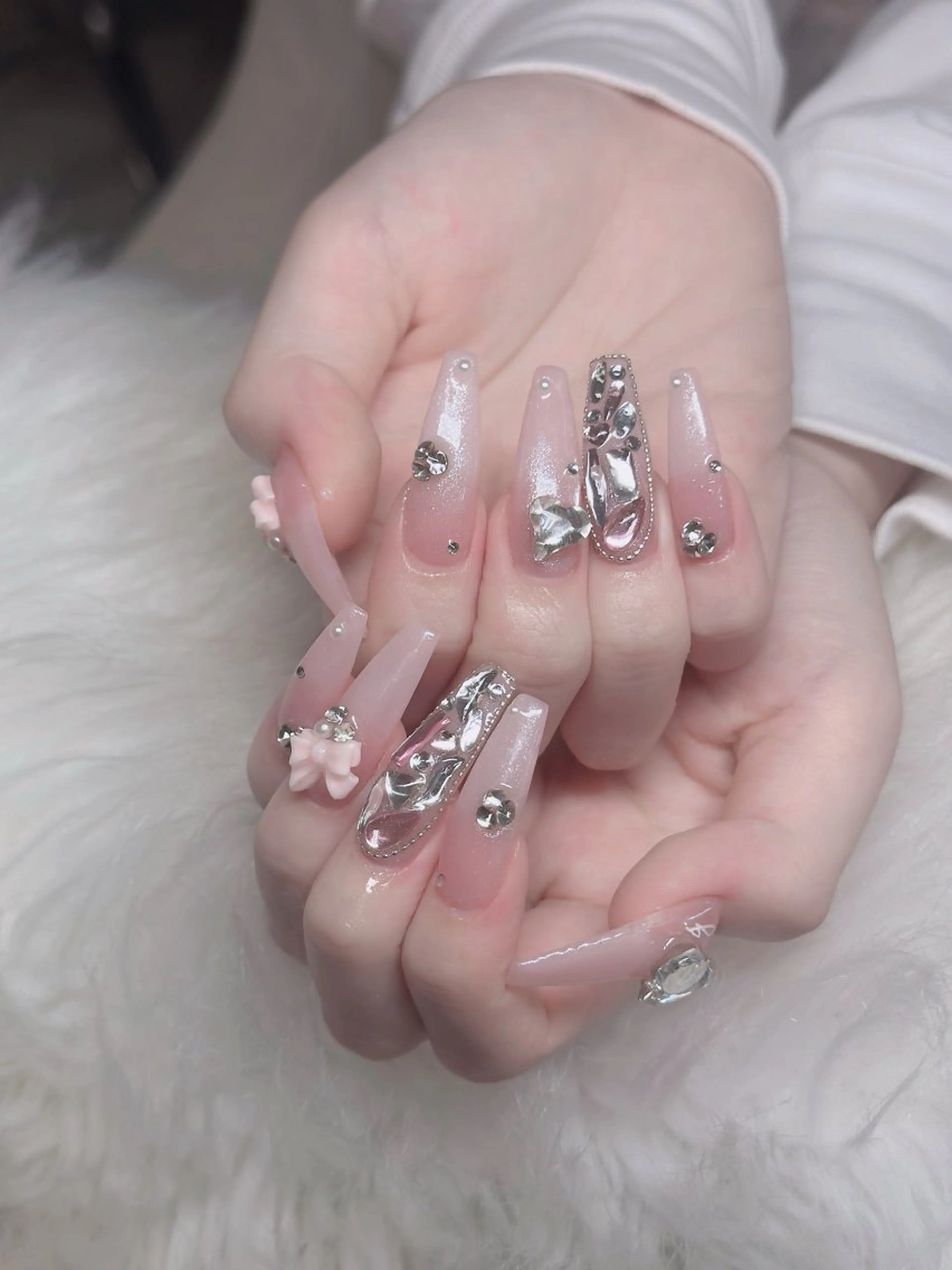 ネイル アートネイル フレンチネイル ジェルネイル 韓国ネイル マグネットネイル ハンドネイル Lenie Nail okubo所属・Lenie Nail Okuboのネイルデザイン