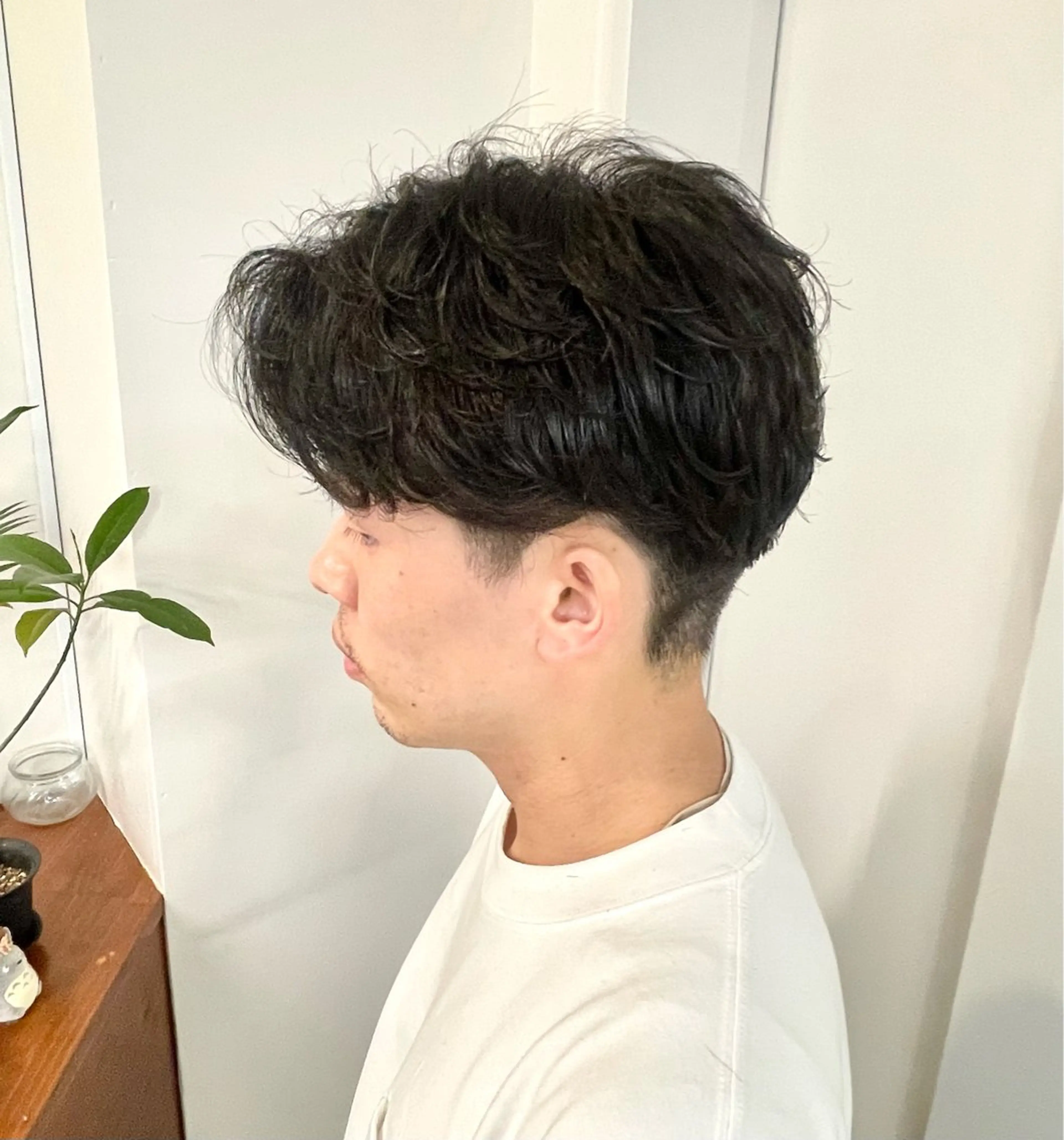メンズ メンズパーマ カット ヘアカラー パーマ hana✂︎メンズ ニュアンスパーマのヘアスタイル