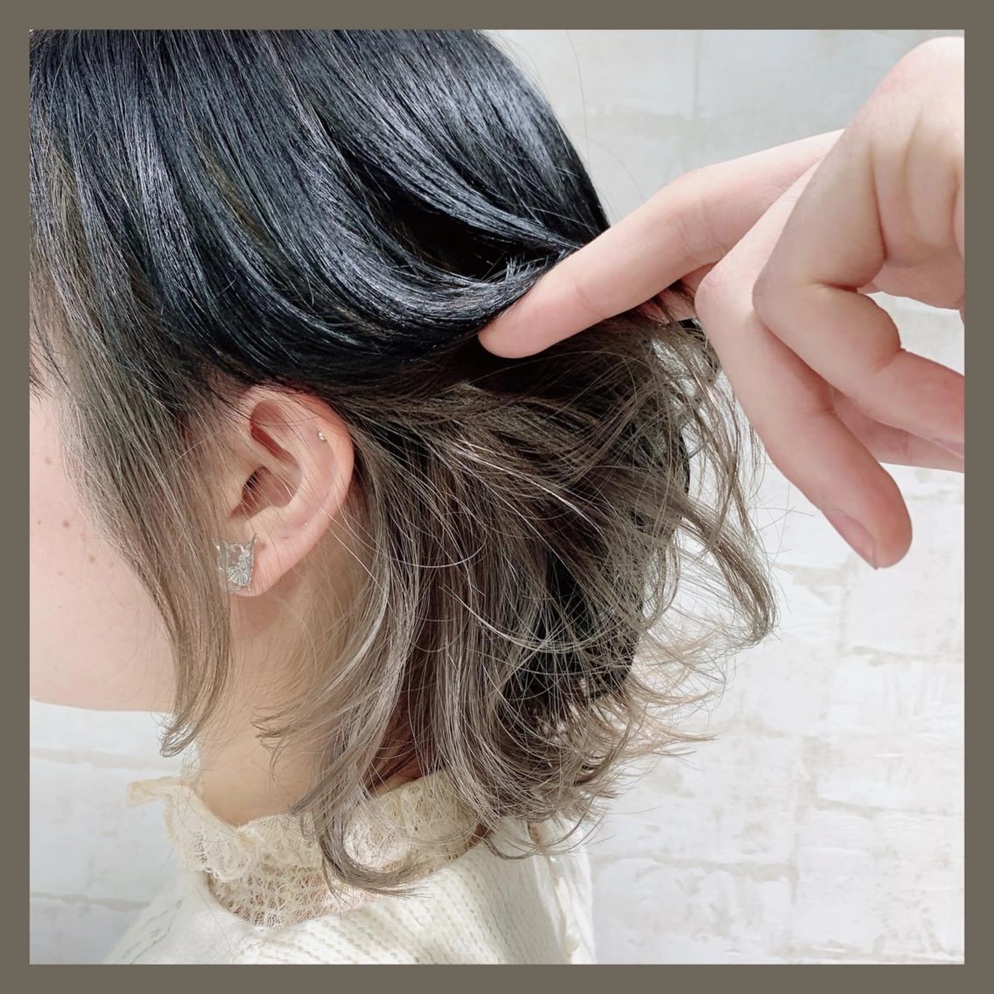 ショート カラー インナーカラー ショートヘア ウルフカット カット ヘアカラー 美髪矯正&艶髪 髪質改善/川田のヘアスタイル