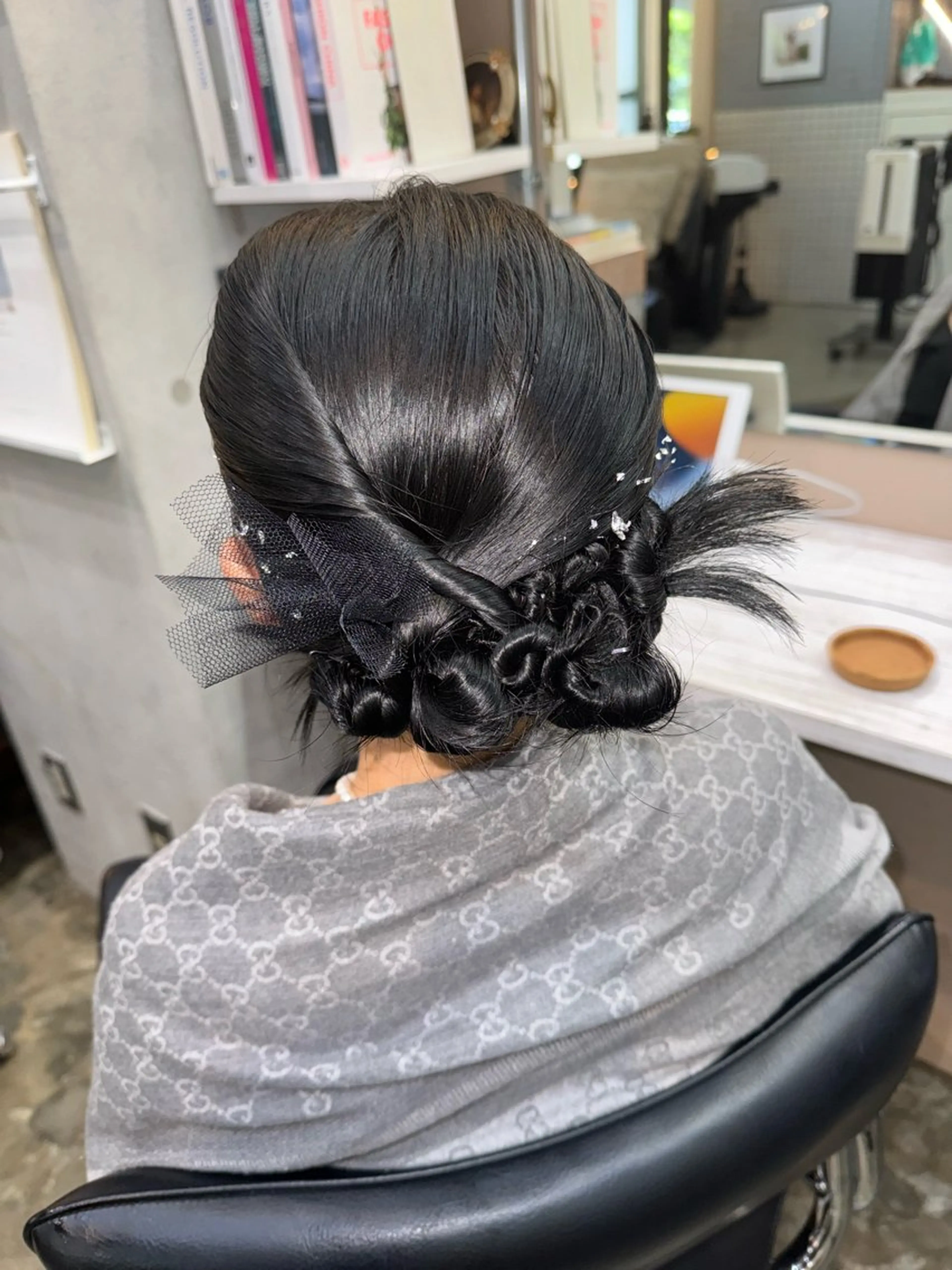 ミディアム ヘアアレンジ ヘアセット issue所属・issue amane(アマネ)のヘアスタイル